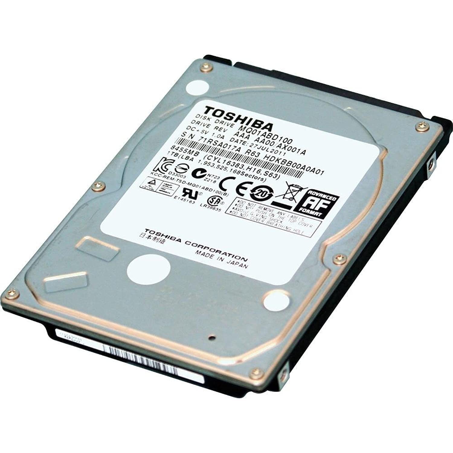 Toshiba 1TB SATA 2.5"