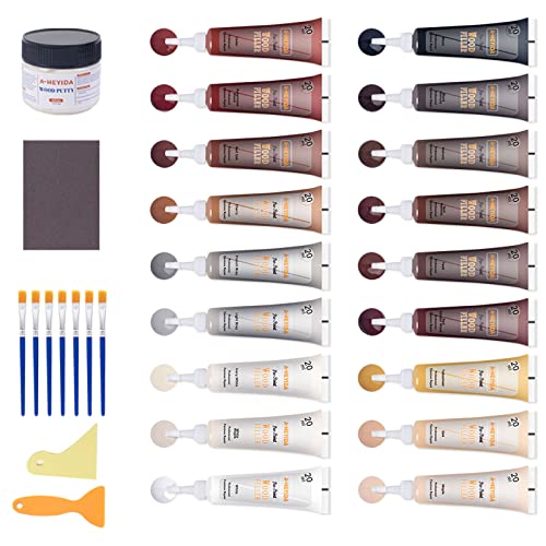 Kit Riparazione Legno Stucco per Graffi e Crepe