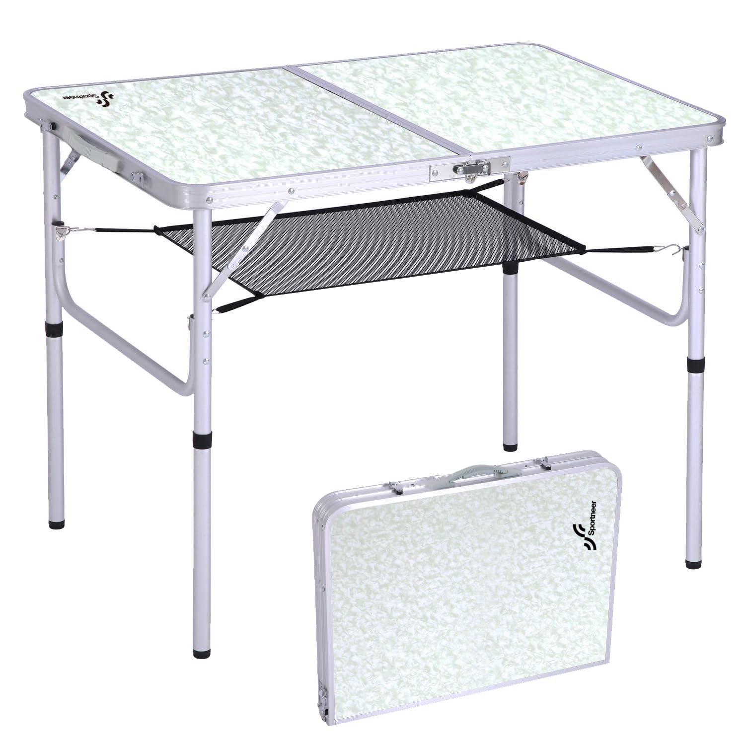 Sportneer 01, Alluminio, Bianco, 9060cm(2 Höhe)