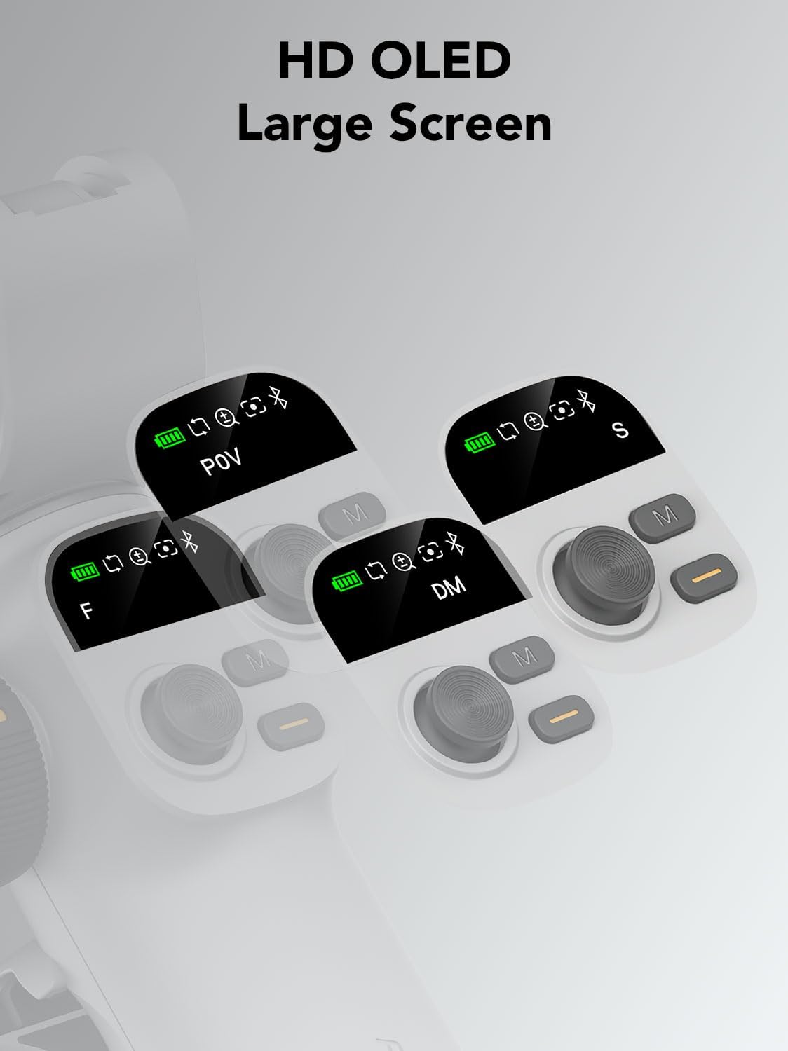 Aochuan Smart X2AI - Stabilizzatore Gimbal Smartphone Bianco - immagine 6