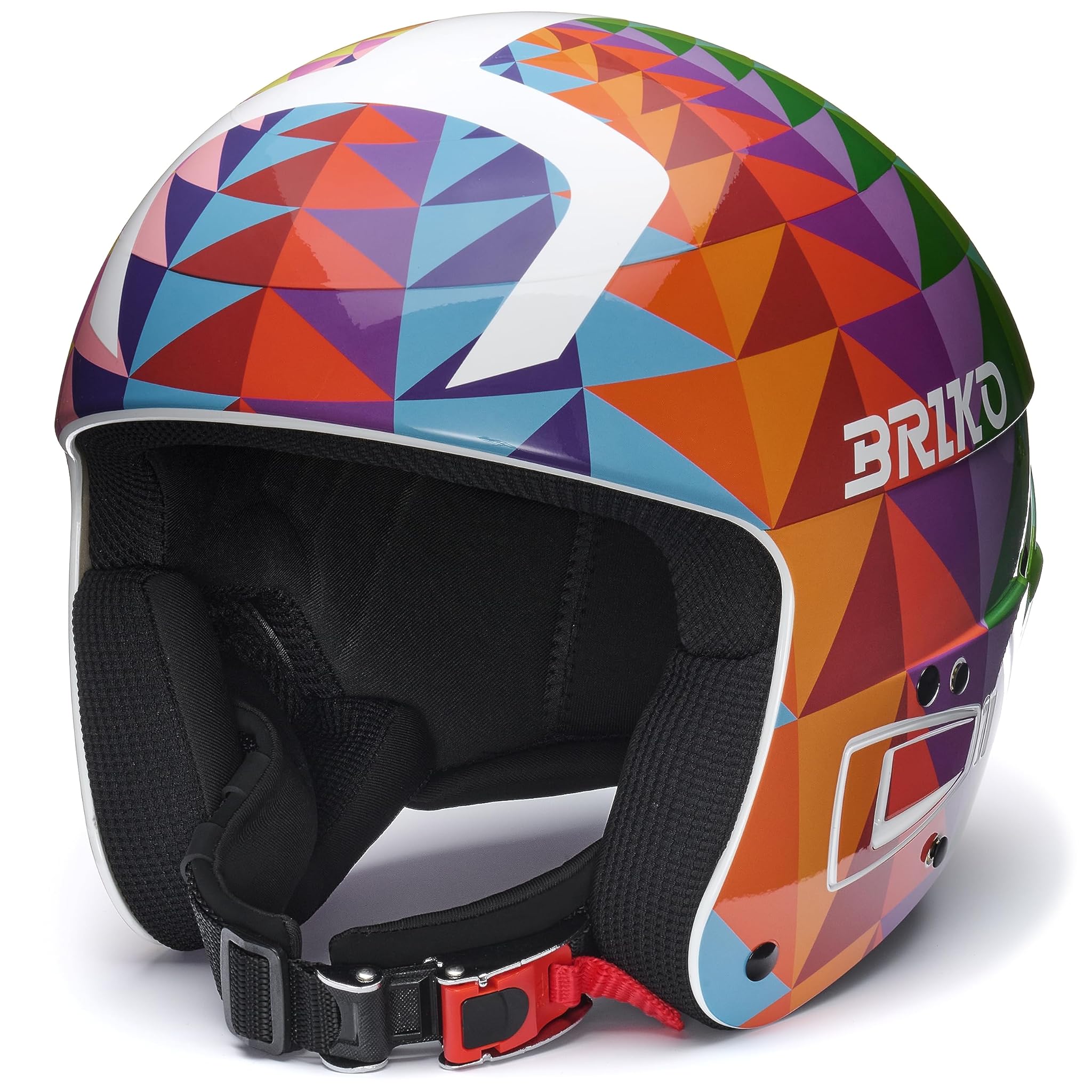Briko Vulcano 2.0 Italia, Helmet Unisex Adulto, Arancione, XS
