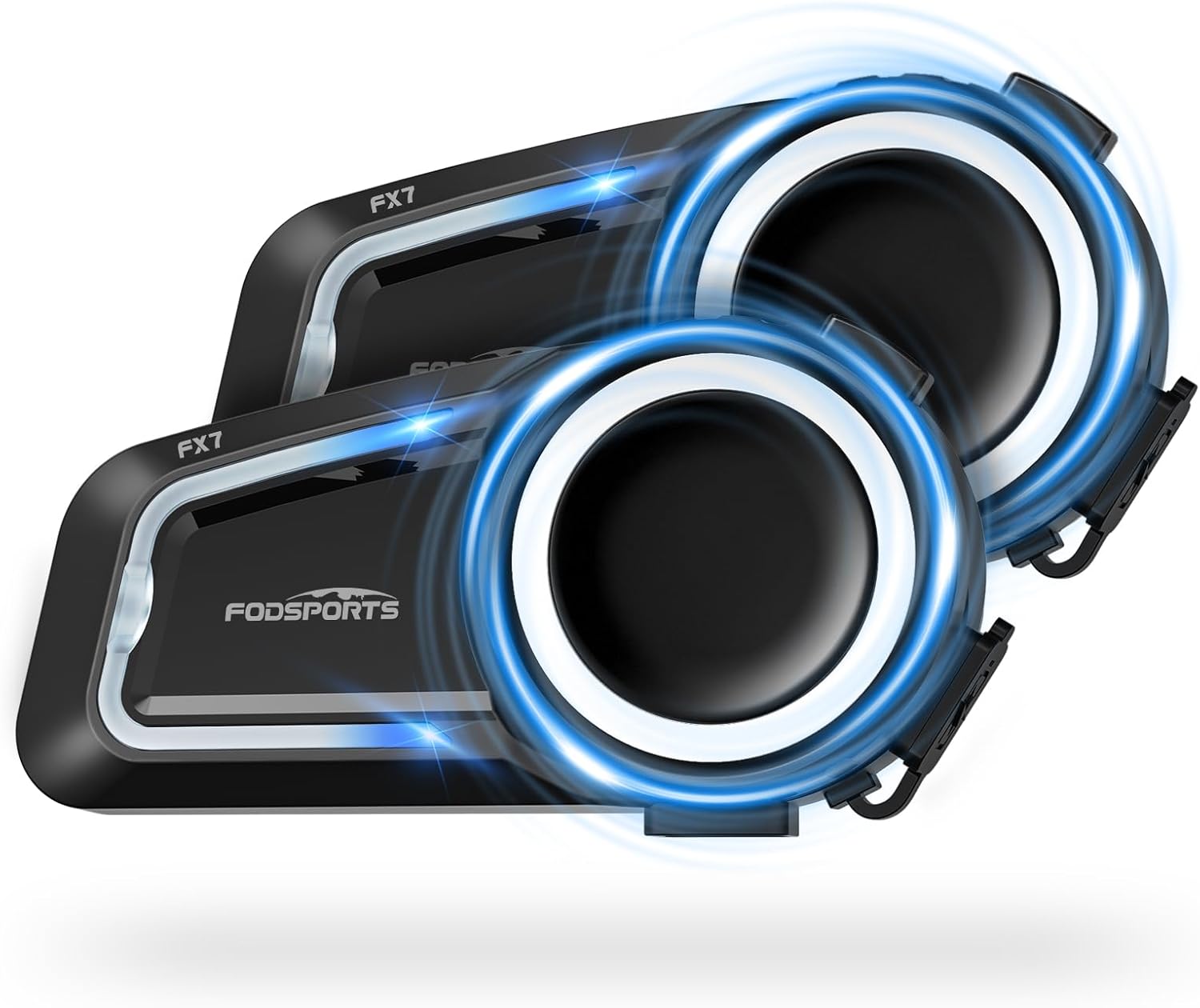 Fodsports FX7 Mesh Bluetooth Intercom Moto(2 unità) - immagine 1