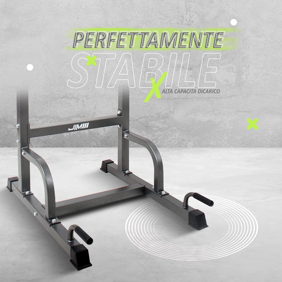 Sbarra Trazioni Fitness Multifunzione, A parete, Acciaio inossidabile, nero - immagine 3