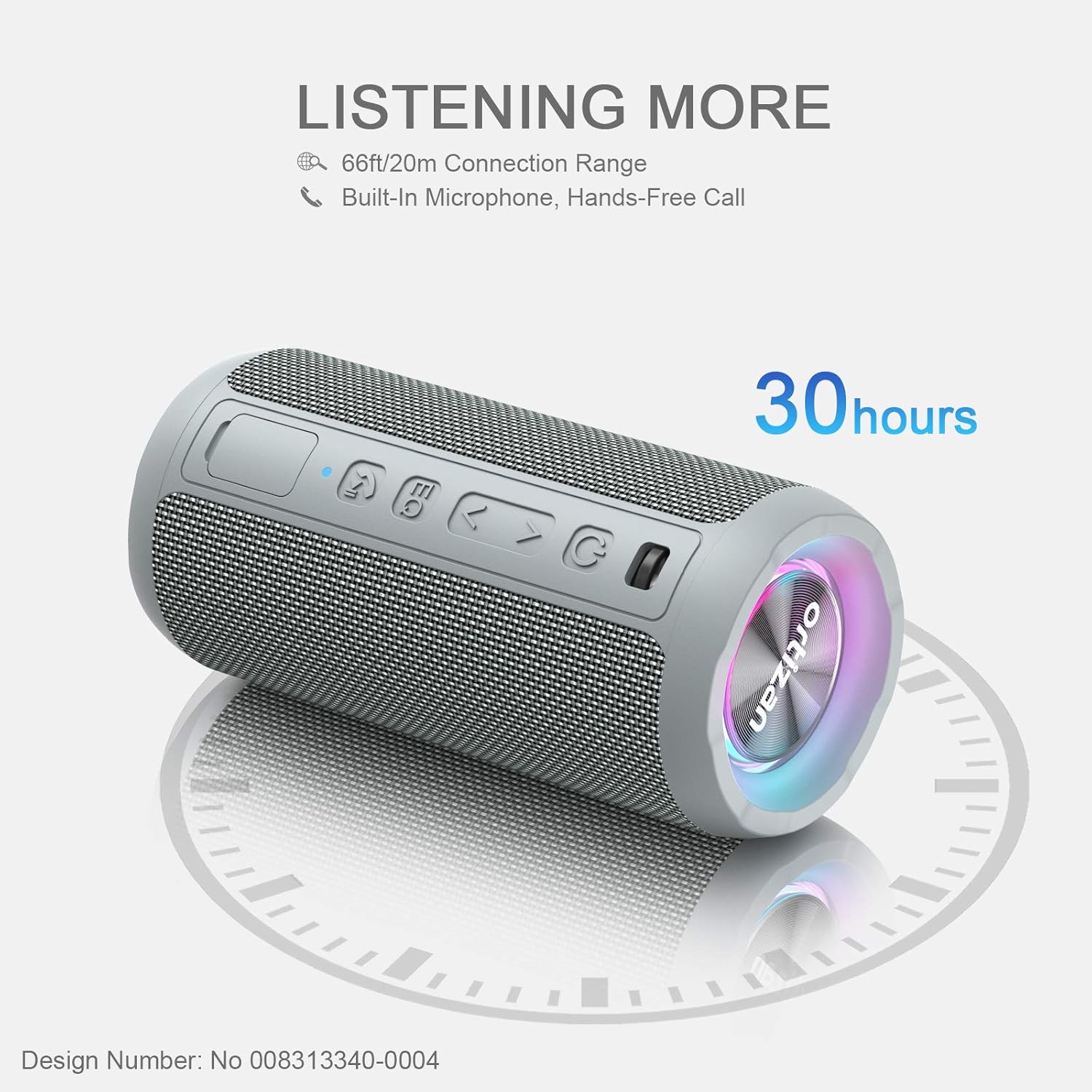 Ortizan Cassa Bluetooth Potente Portatile 24W - immagine 5