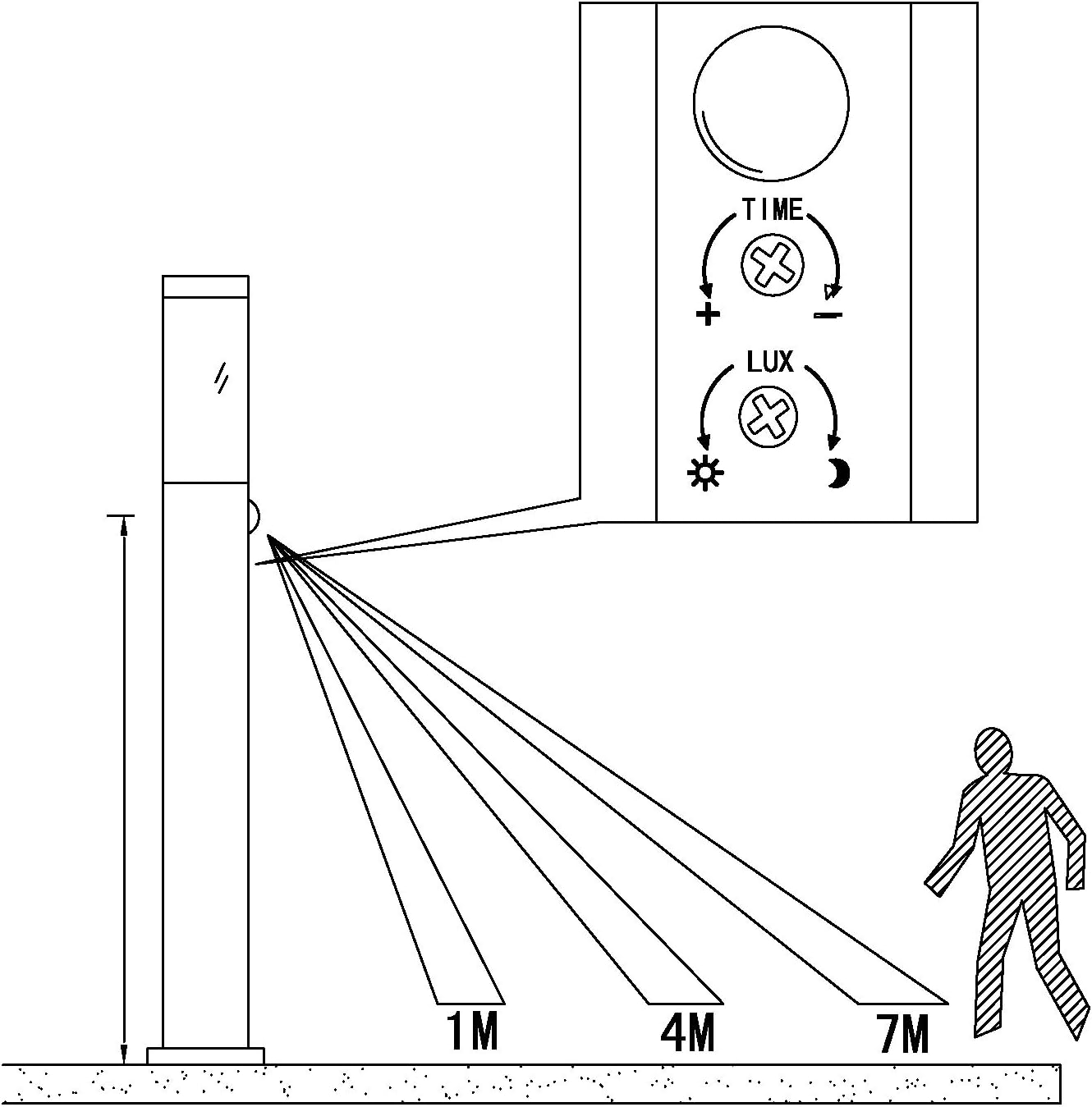 Eglo Luce Percorso Esterni LED Helsinki 1, Argento - immagine 3