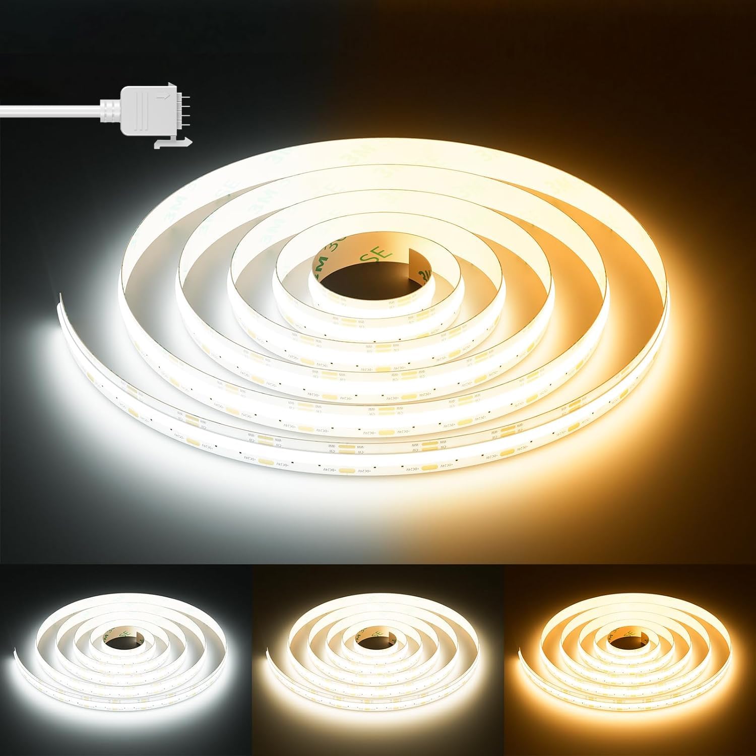 Pautix Striscia LED COB CCT 10M Dimmerabile