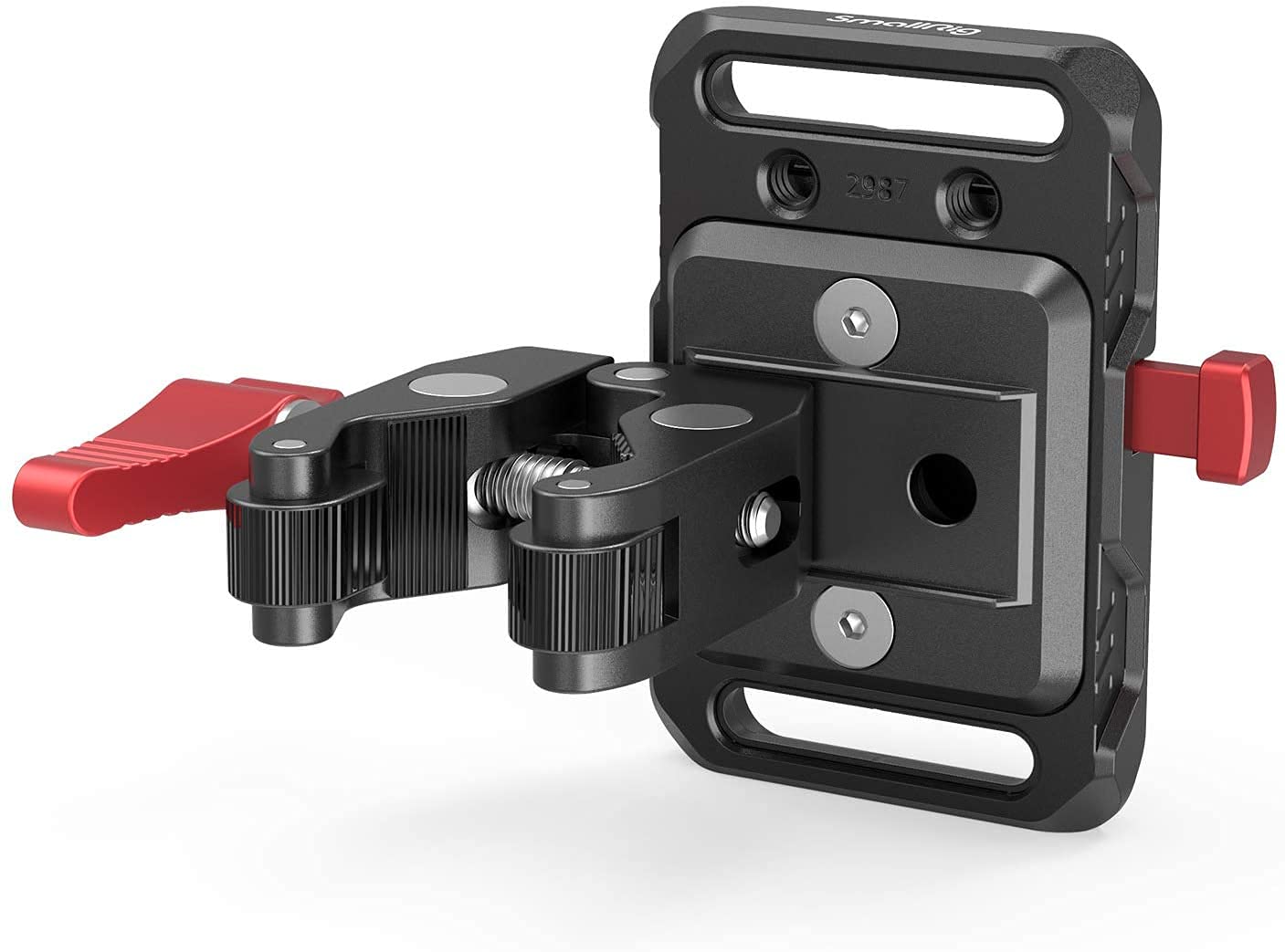 SMALLRIG Piastra Batteria Mini V Mount con Super Morsetto - 2989