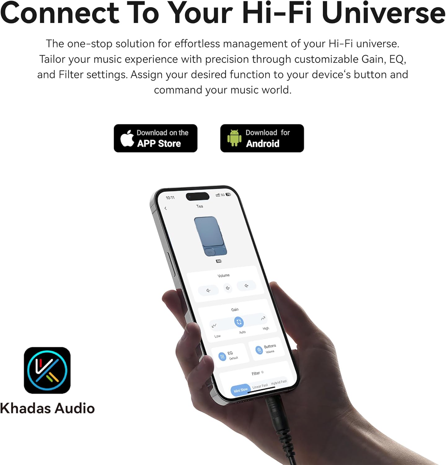 khadas Tea Amplificatore Bluetooth Cuffie HiFi DAC USB - immagine 8