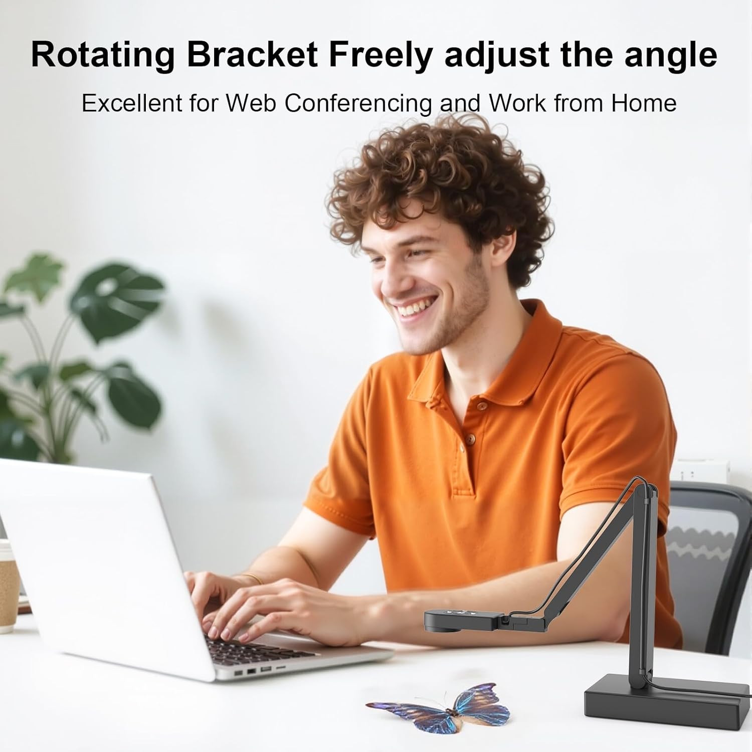 Gawervan 12MP Telecamera Documenti 4K con Luce LED - immagine 4