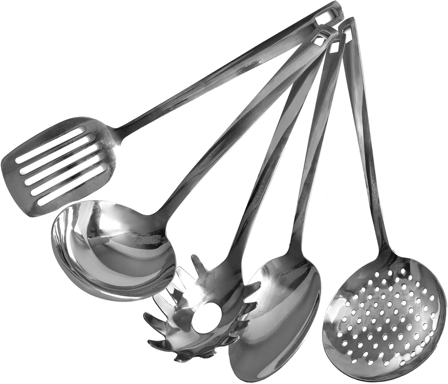 Fackelmann Set 5 Utensili da Cucina in Acciaio Inox - immagine 1