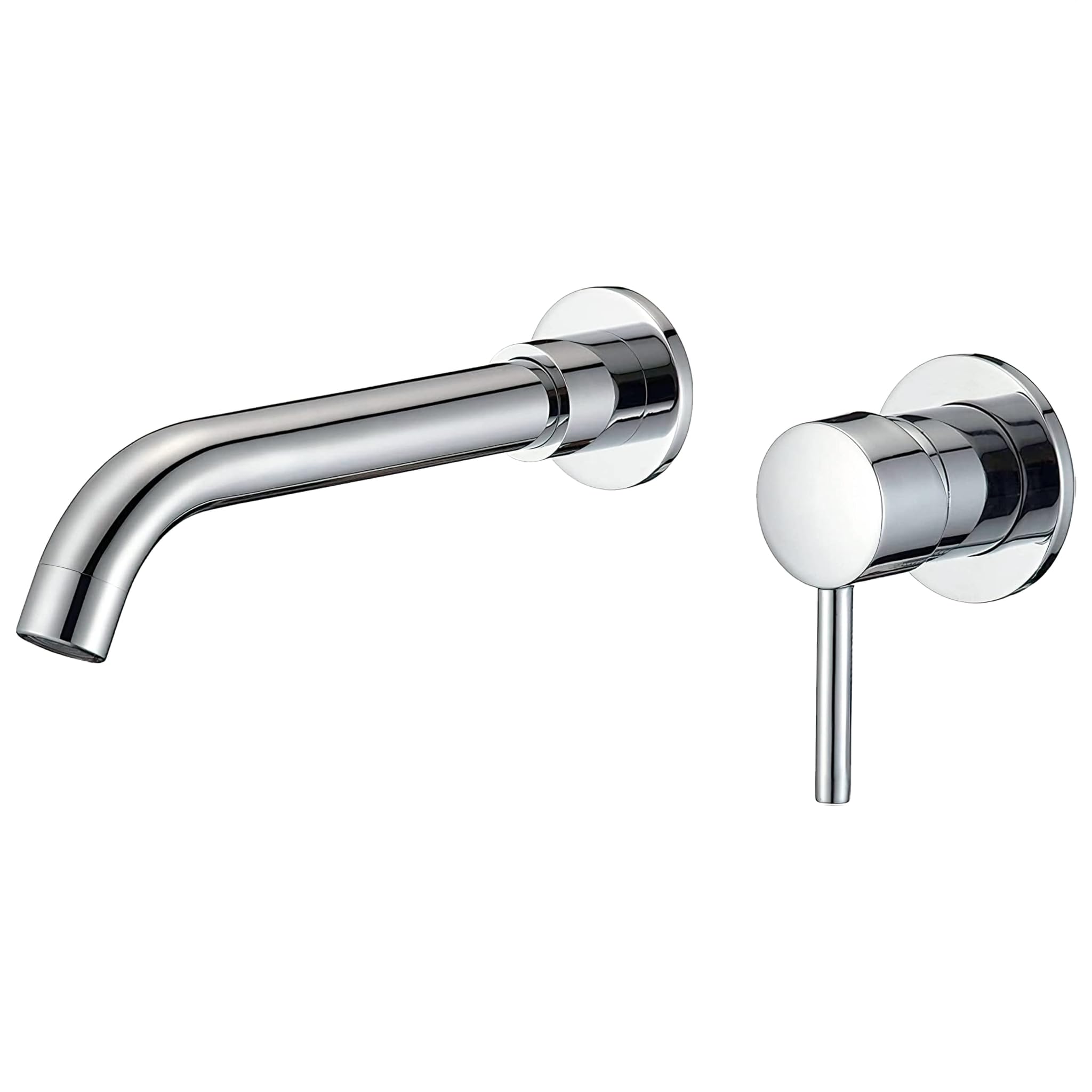 Valaz Rubinetto Bagno Lavabo a Muro Cromo