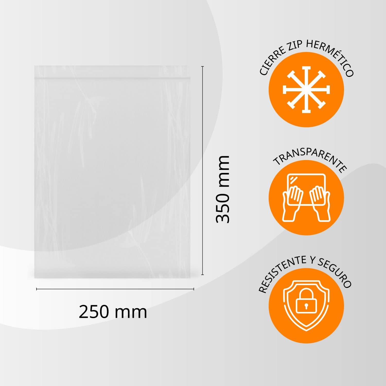 Ofituria Sacchetti in Plastica Trasparente Sigillati Ermetici - immagine 2
