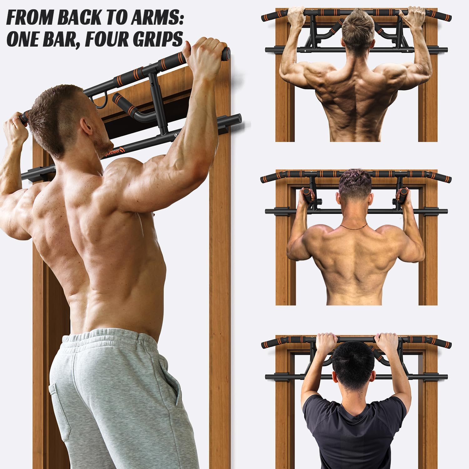 Sportneer Barra Trazioni Pieghevole 200kg - immagine 2