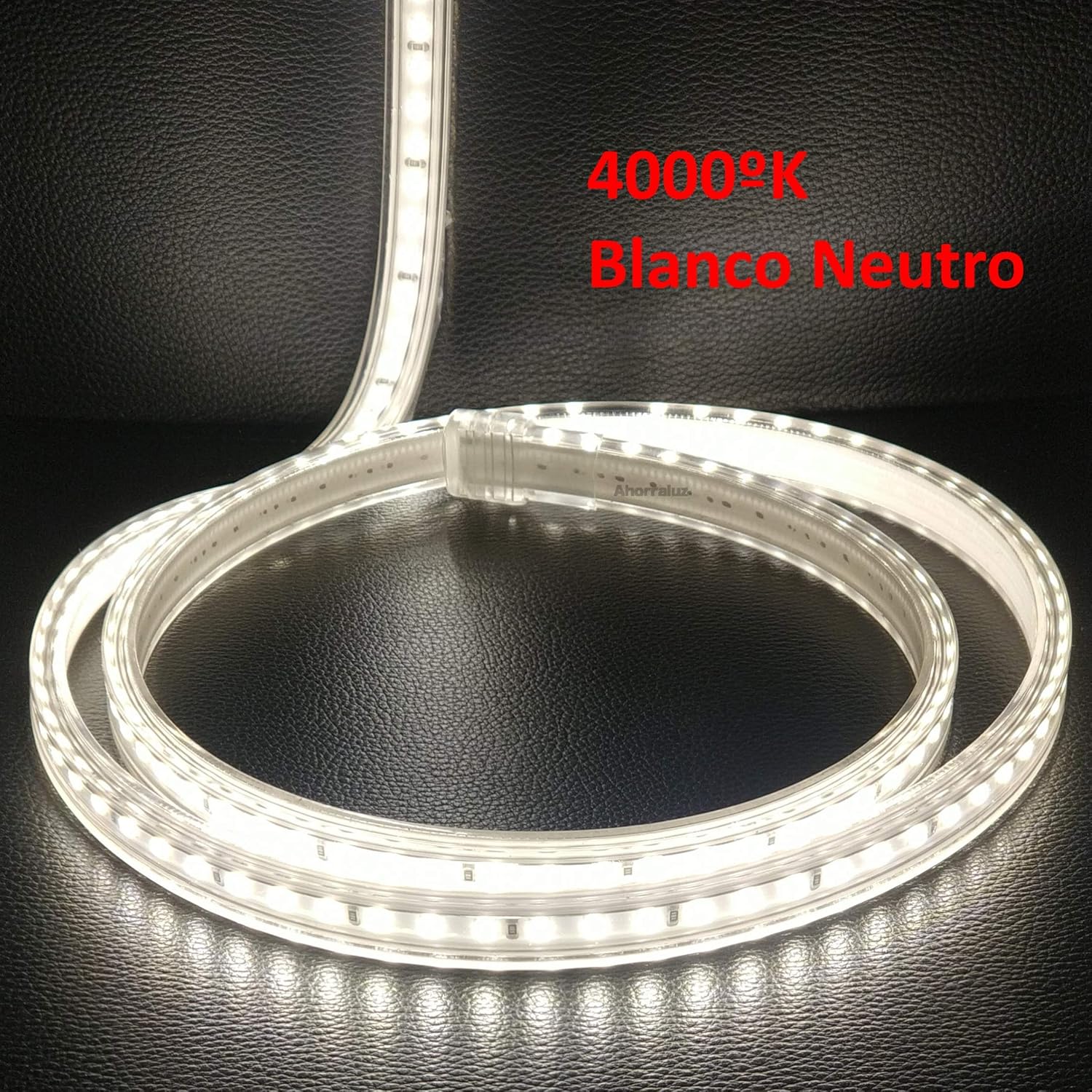 Ahorraluz Striscia LED 220V 120 LED/m IP67, Bianco Neutro - immagine 4