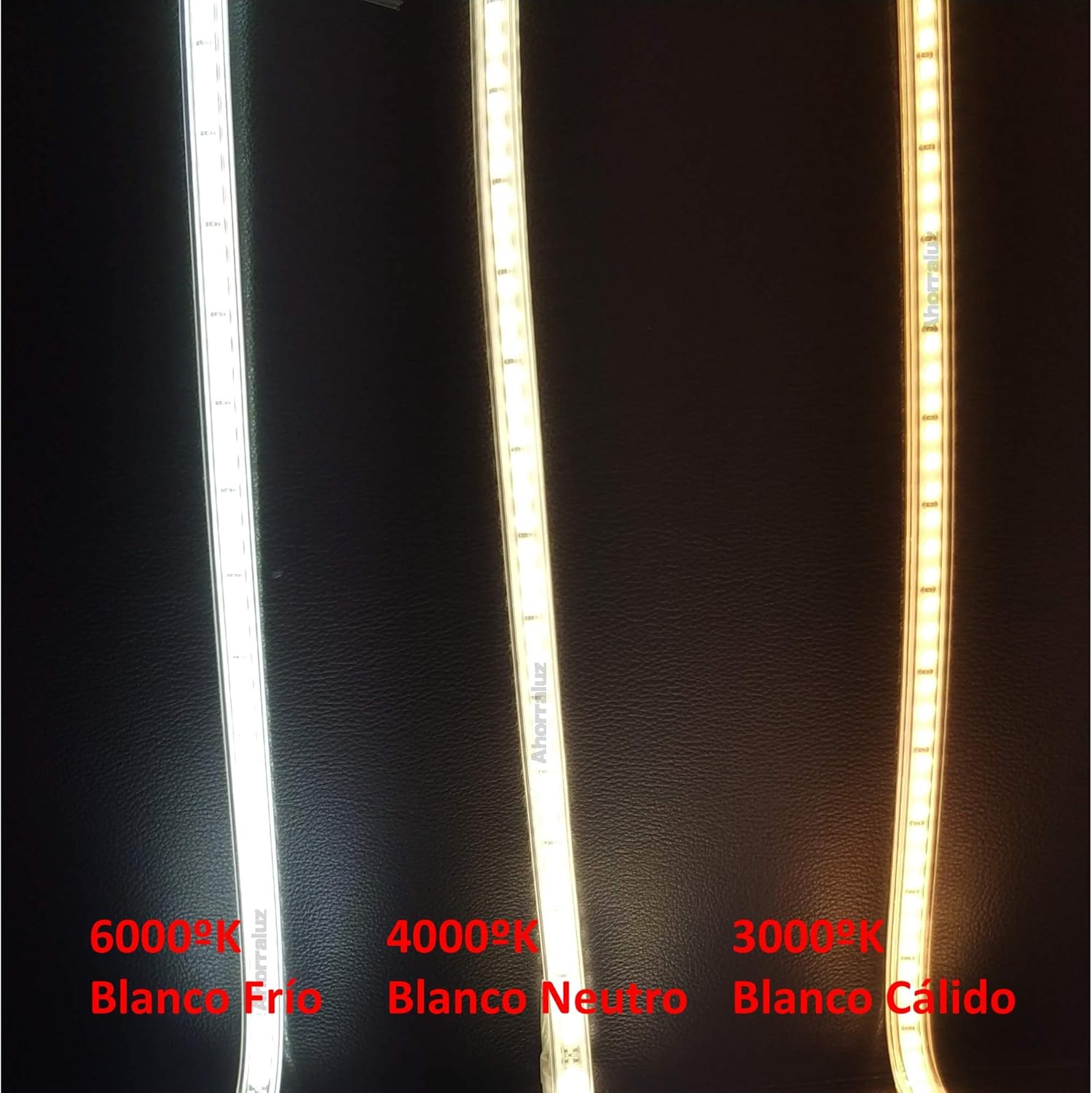 Ahorraluz Striscia LED 220V 120 LED/m IP67, Bianco Neutro - immagine 5