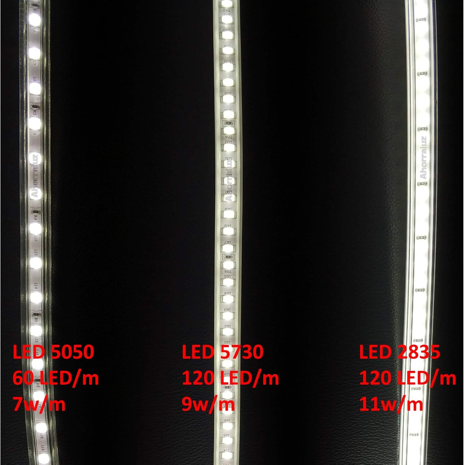 Ahorraluz Striscia LED 220V 120 LED/m IP67, Bianco Neutro - immagine 6