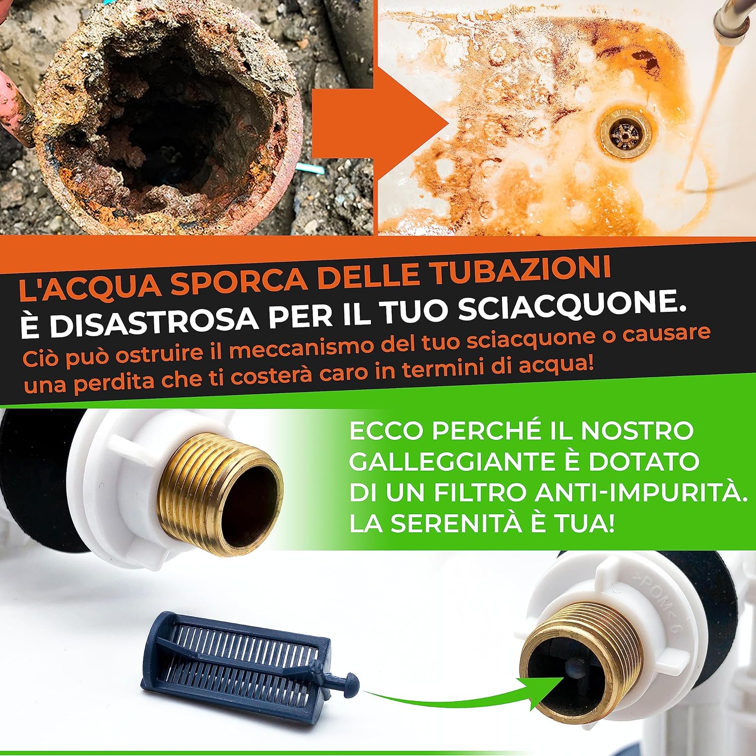 Galleggiante Cassetta WC Riempimento Ultrarapido - immagine 5