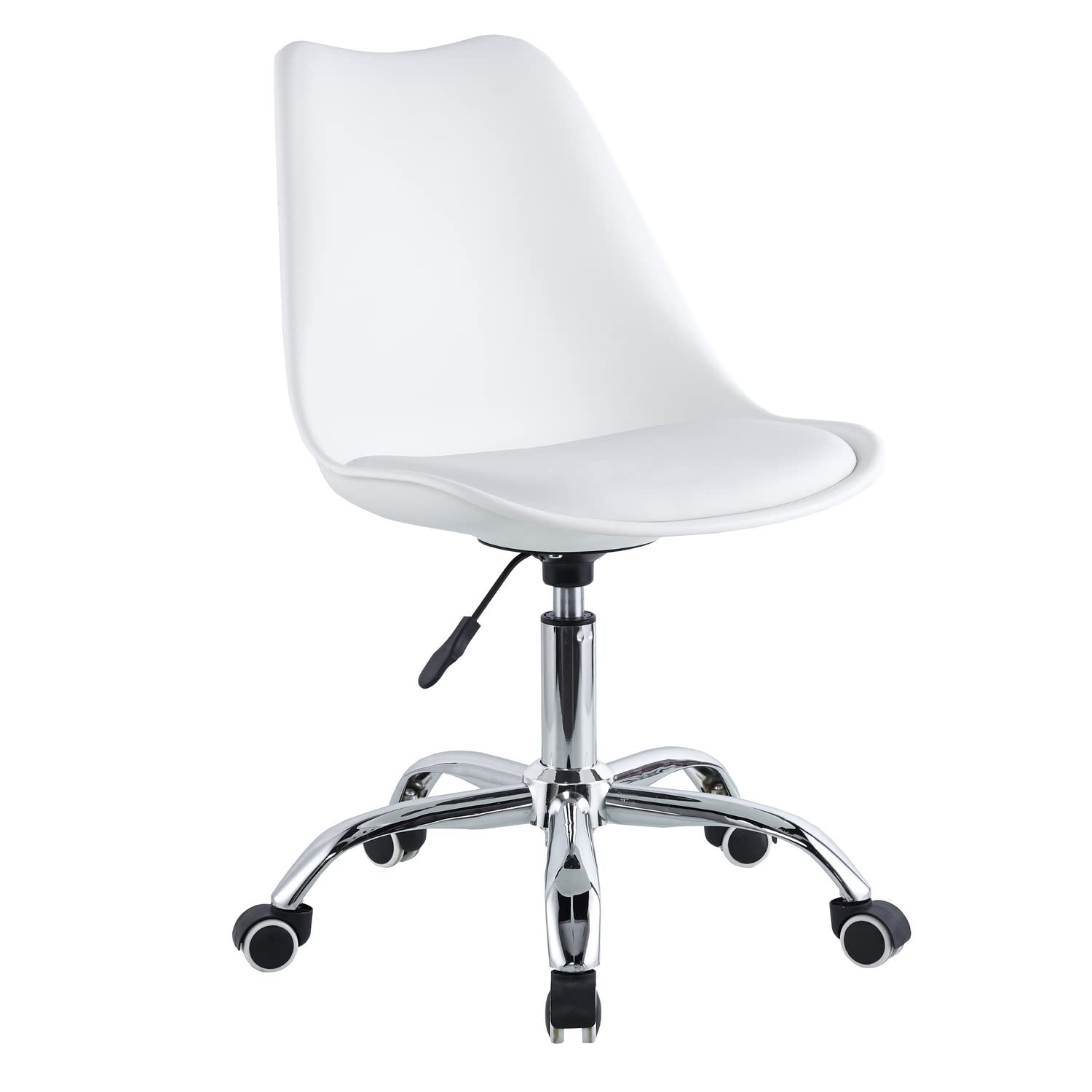 WeHome - Sedia Ufficio Moderna in Ecopelle, Bianco