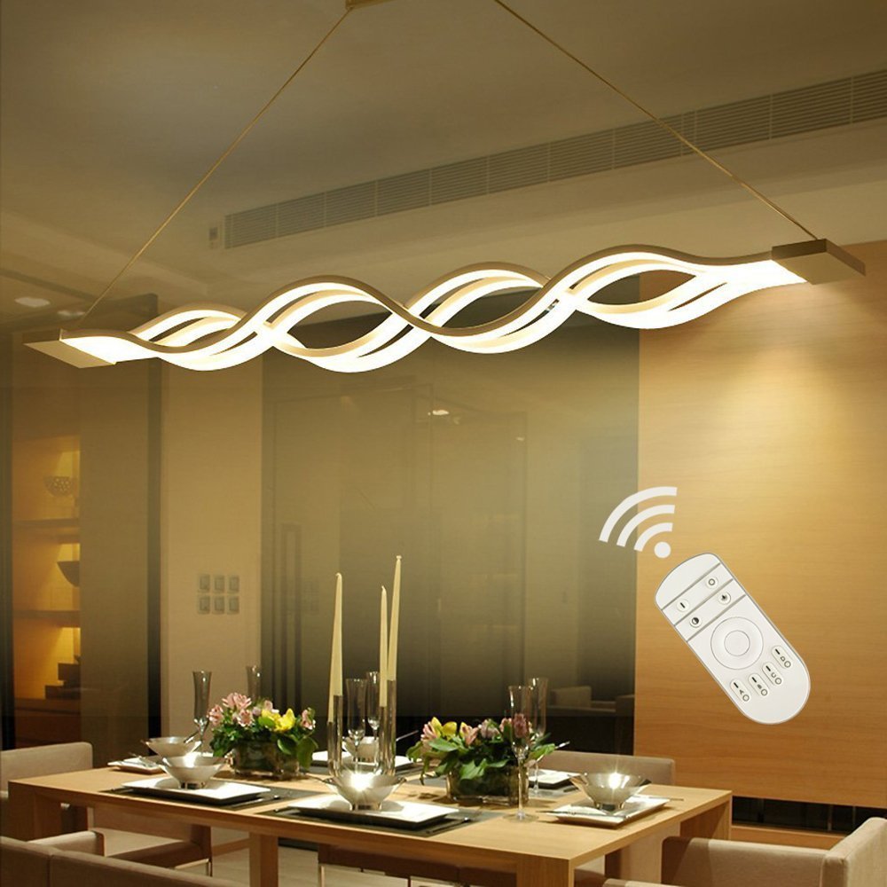 Liusun Liulu® Lampadario LED a Soffitto 60W Dimmerabile