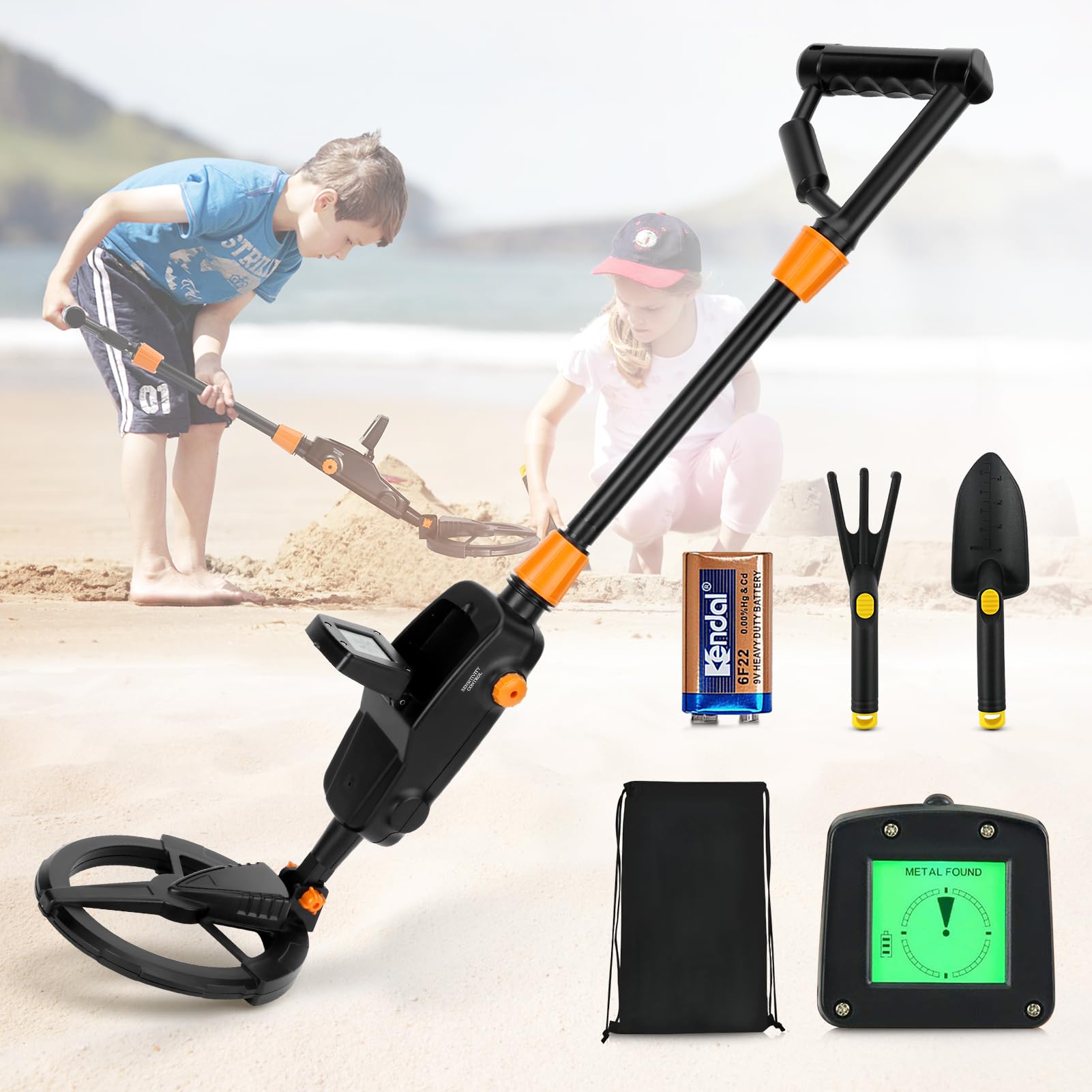 Sunowl Metal Detector Bambini con LCD e Indicazione Sonora