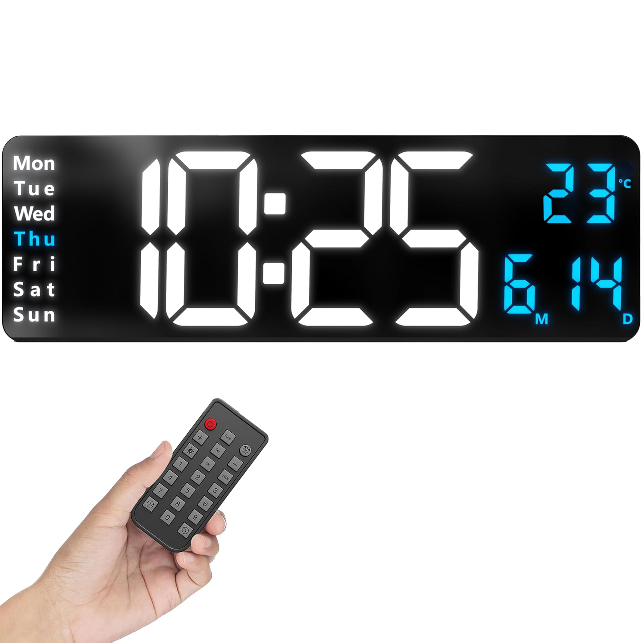 Opis Clock 1 XXL - Orologio da Parete Digitale