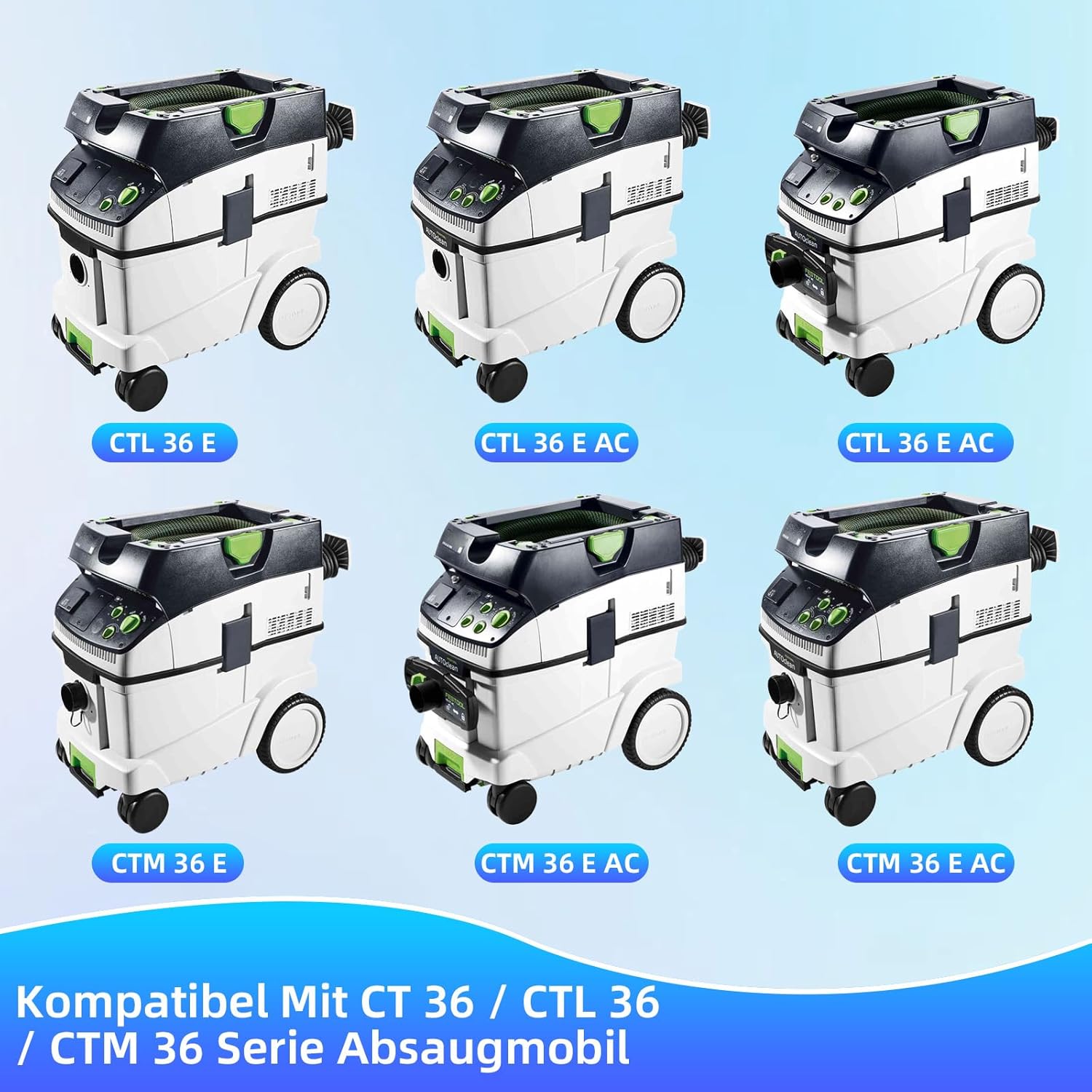 Sacchetti Polvere Festool SELFCLEAN CT 36 / CTM 36 E - immagine 2