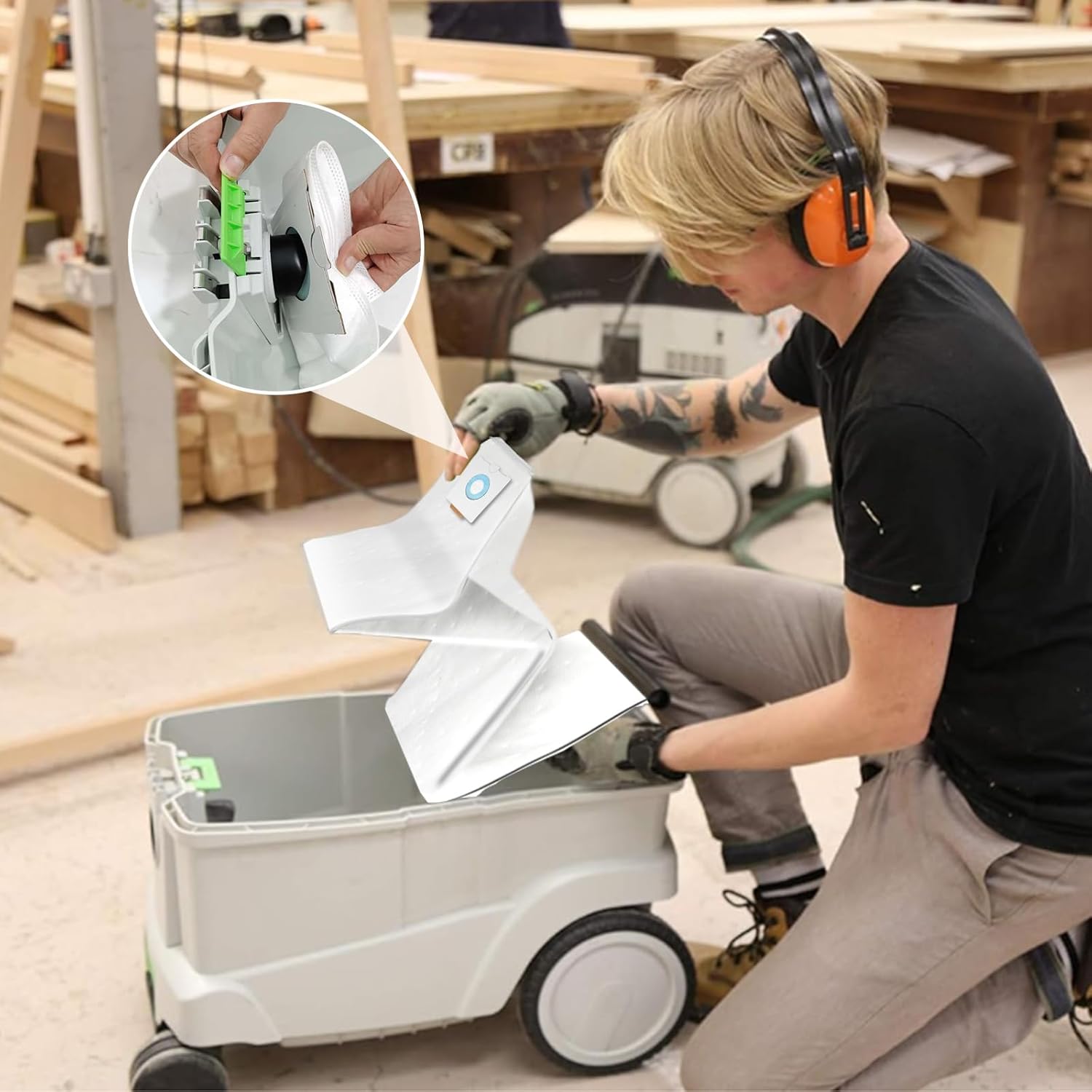 Sacchetti Polvere Festool SELFCLEAN CT 36 / CTM 36 E - immagine 6