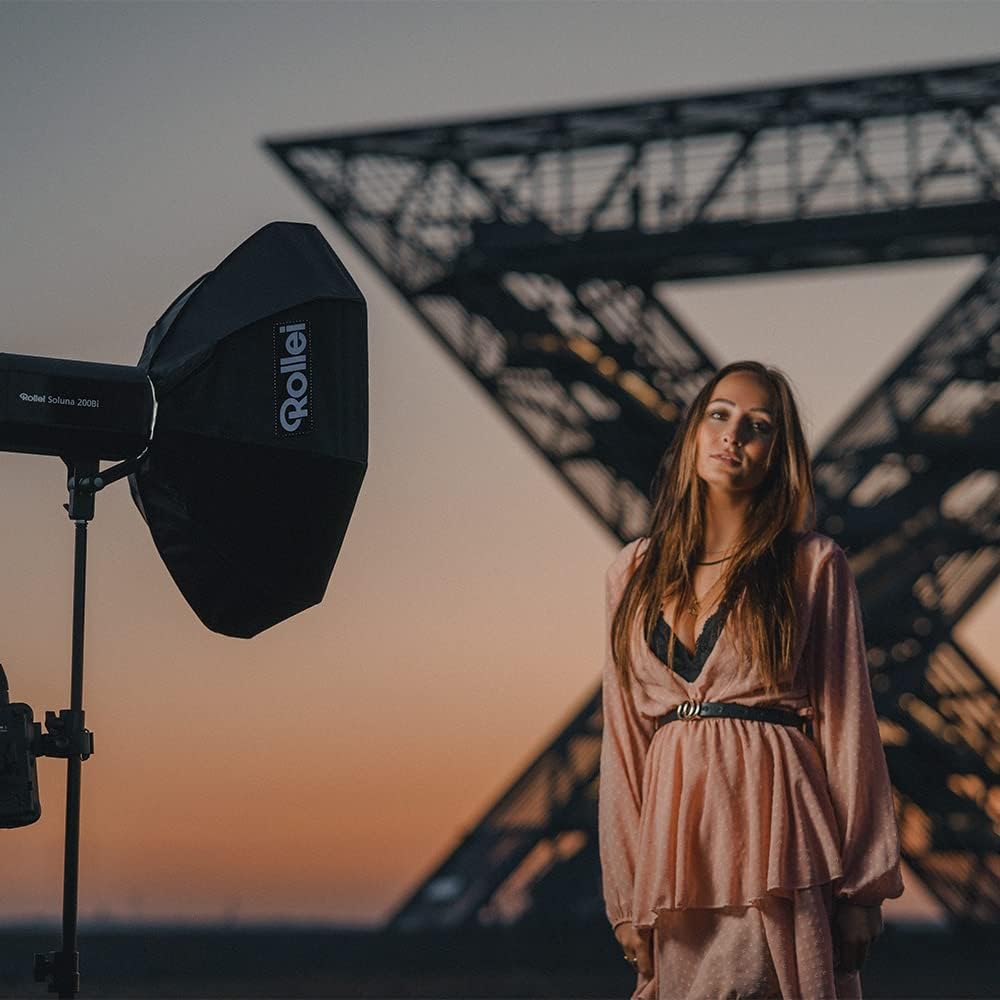 Rollei Click-Beauty-Dish 28255 - Softbox 105 cm, Nero - immagine 4