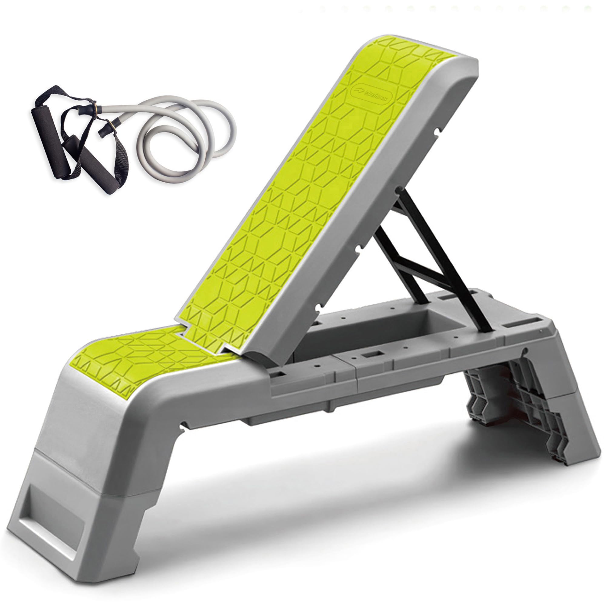 Leikefitness Panca Multifunzione Aerobica con Cordino