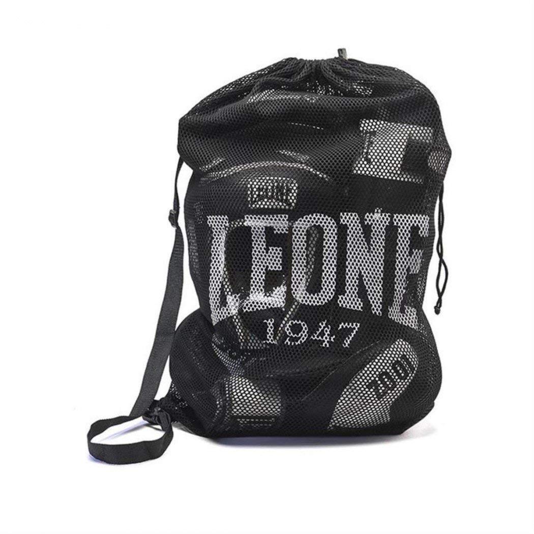 Leone 1947 Mesh Bag Sacca Sportiva, Nero