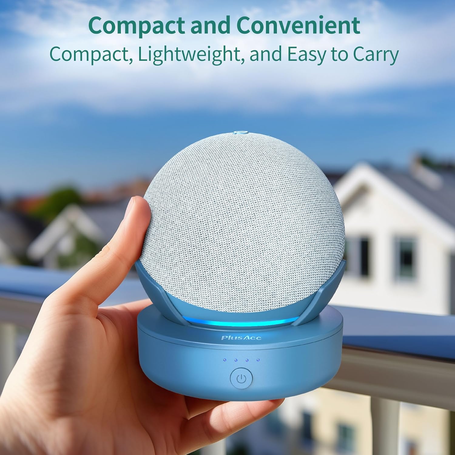 Plusacc Batteria Portatile per Dot 4.&5. Gen - Blu - immagine 6