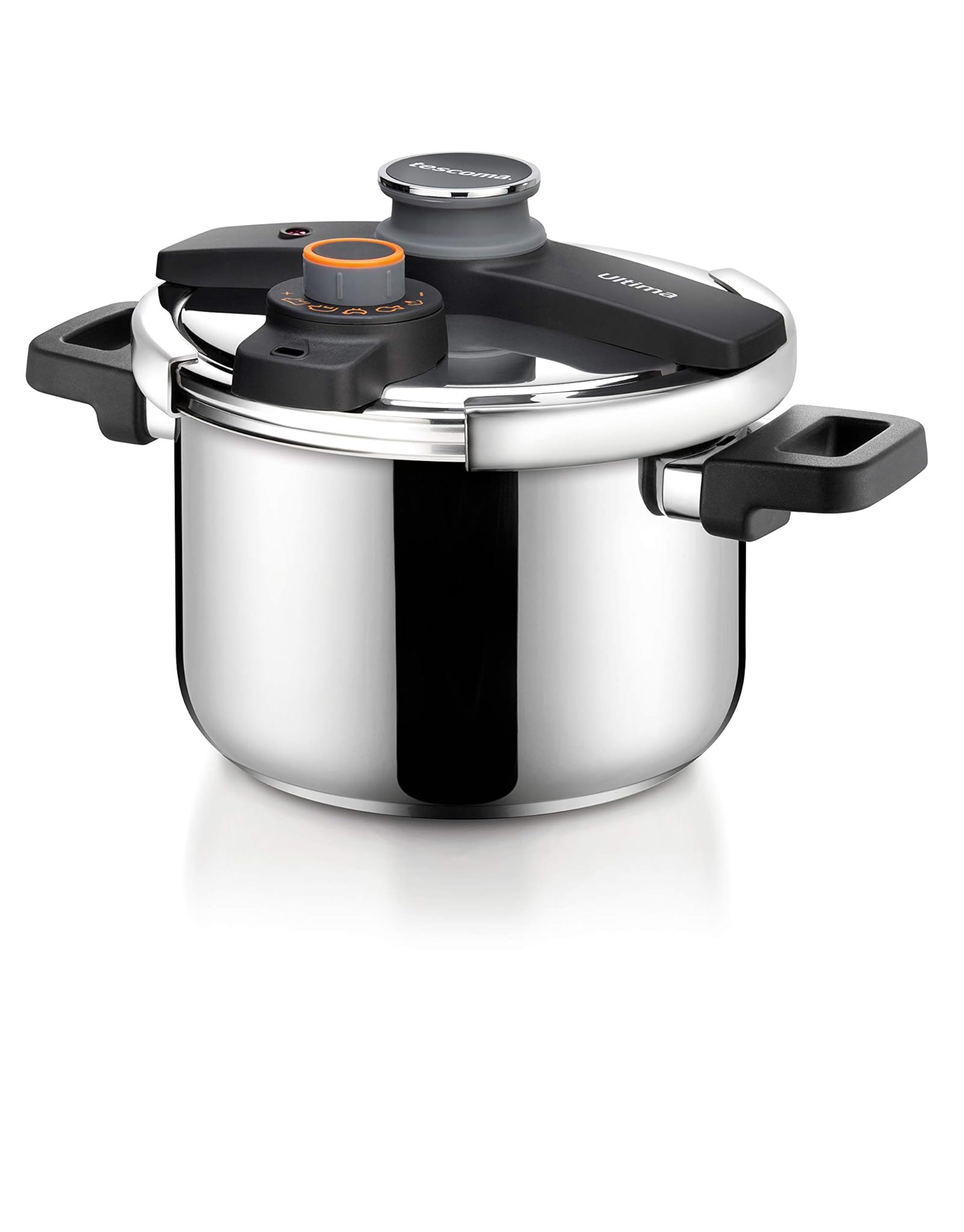 Tescoma 702766 Pentola a Pressione, Acciaio Inossidabile, Argento, 22 cm