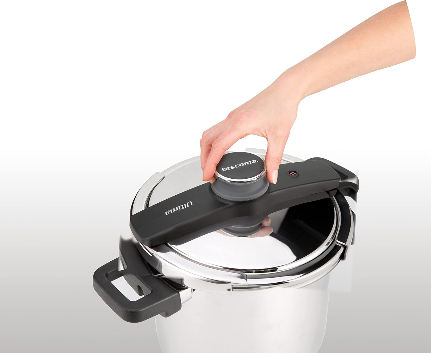 Tescoma 702766 Pentola a Pressione, Acciaio Inossidabile, Argento, 22 cm - immagine 5