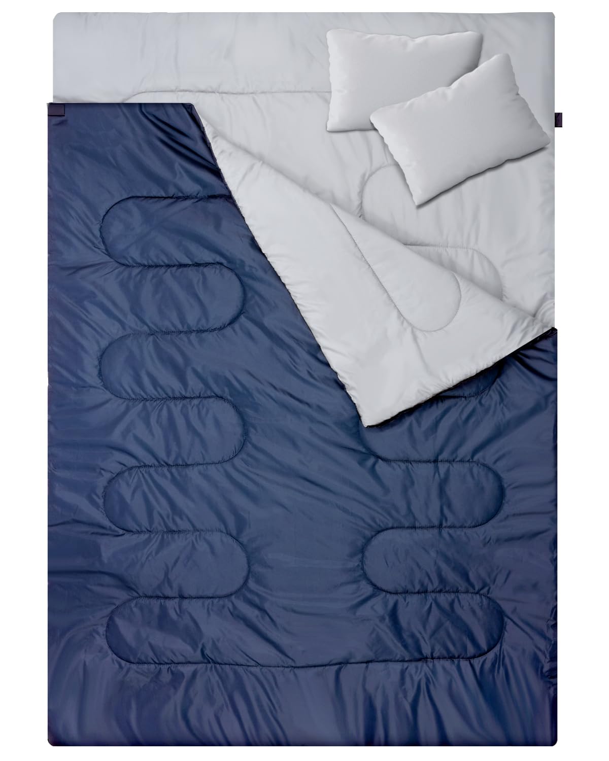 Ohuhu Sacco a Pelo Matrimoniale 3 Stagioni 220x150cm