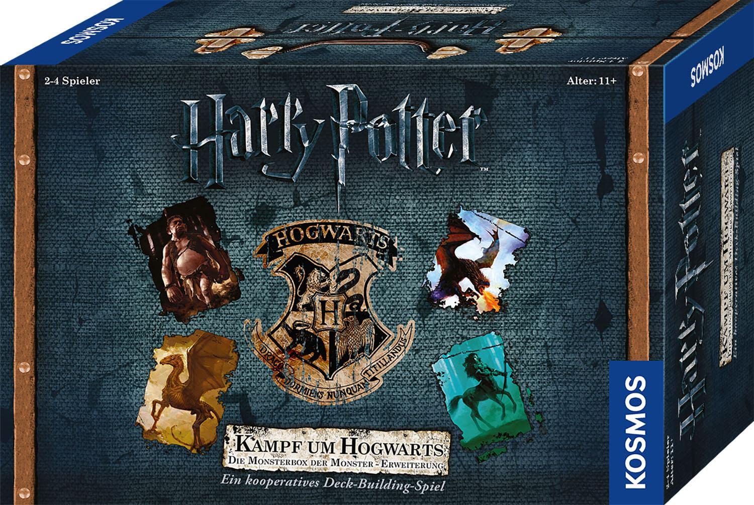 Kosmos 680671 Harry Potter - Kampf um Hogwarts Erweiterung - Die Monsterbox der Monster - Erweiterung zu Harry Potter Spiel Hogwarts Battle in deutscher Sprache, für 2-4 Spieler, ab 11 Jahre