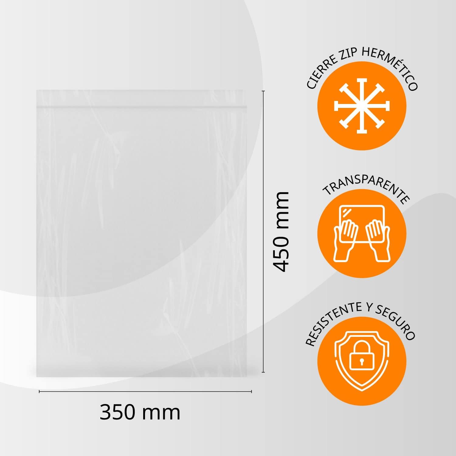 Ofituria - Sacchetti in Plastica Trasparente Sigillati Ermetici - immagine 2