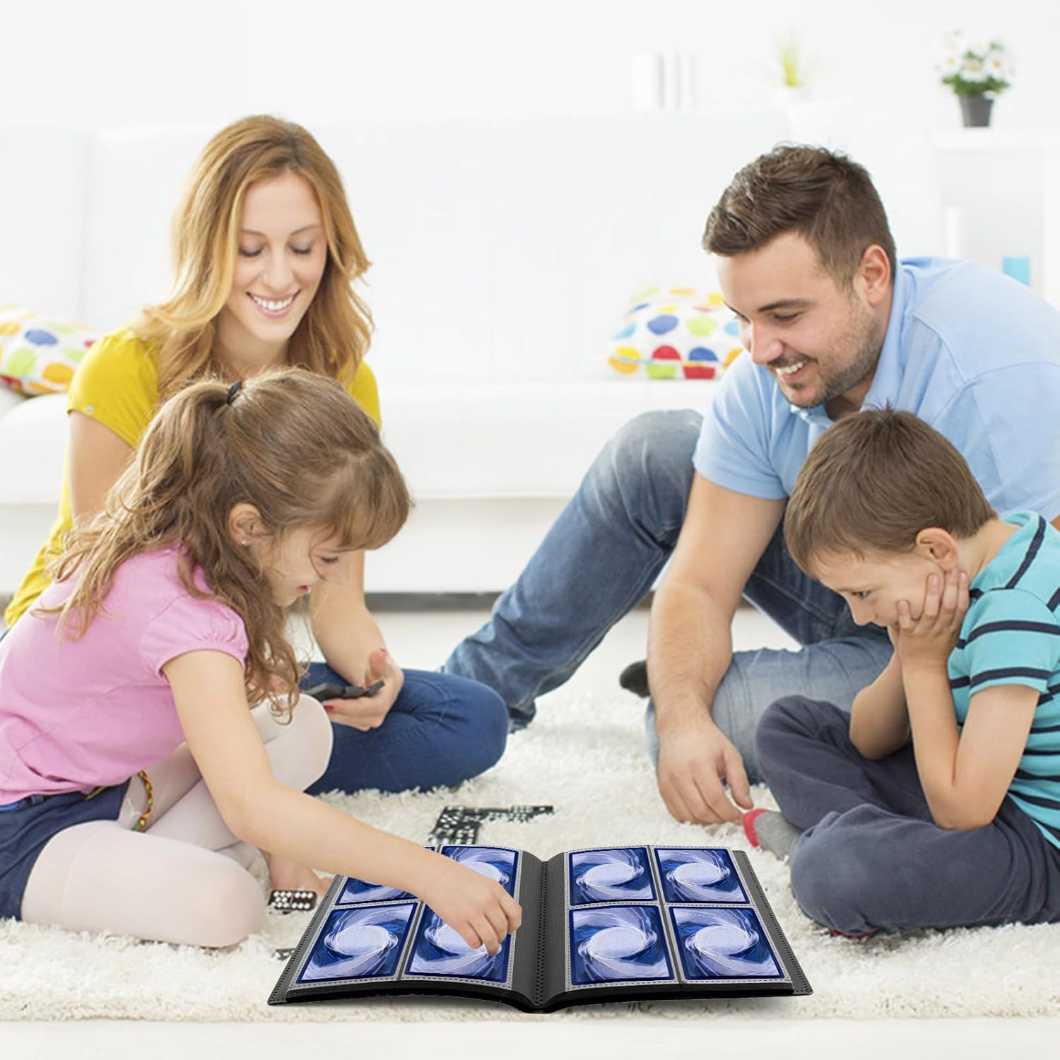 Risvowo Raccoglitore di Carte 360 Tasche, Rosso - immagine 6