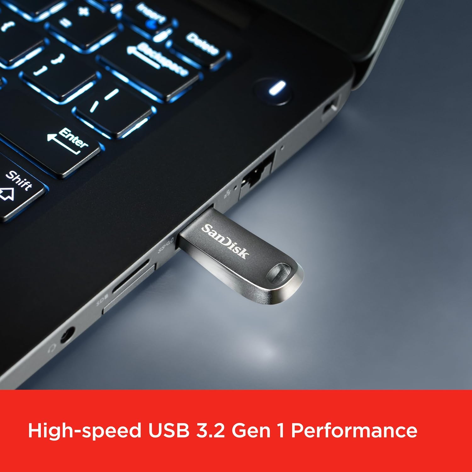 Sandisk 128GB Ultra Luxe Unità Flash USB 3.2 - immagine 3
