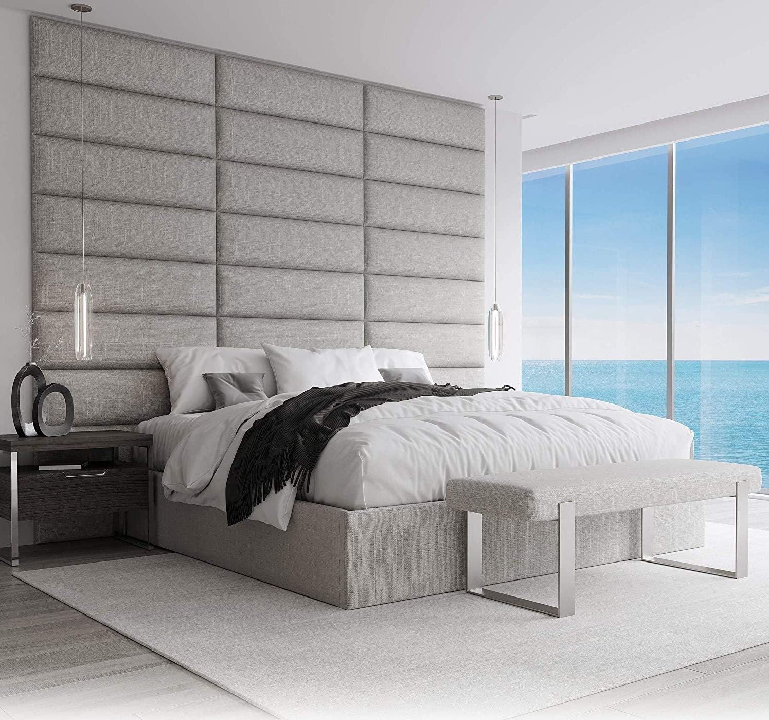 Vant Pannelli di Rivestimento Imbottiti - Confezione da 4