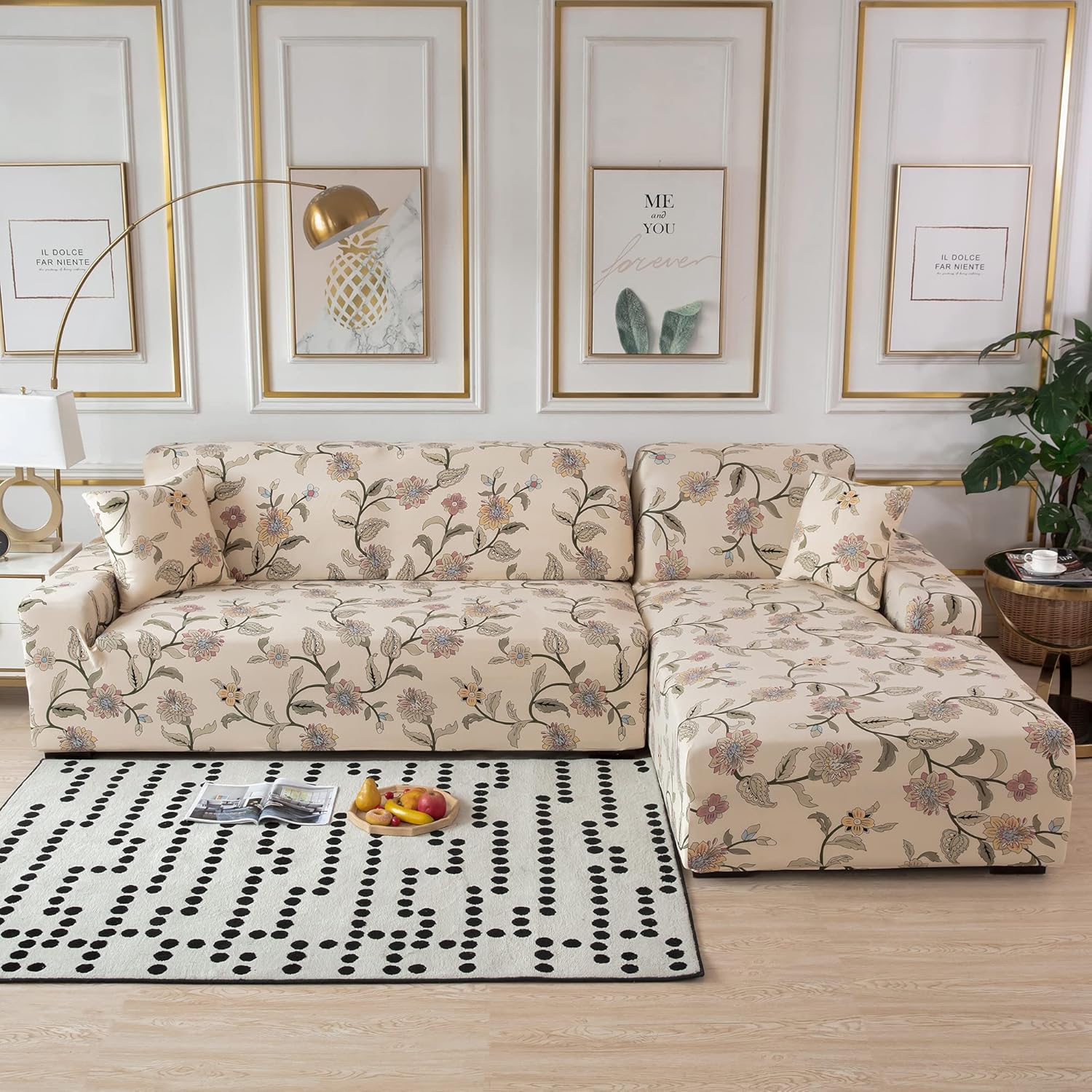 ARNTY Copridivano Elasticizzato Floreale 3 Posti - immagine 2