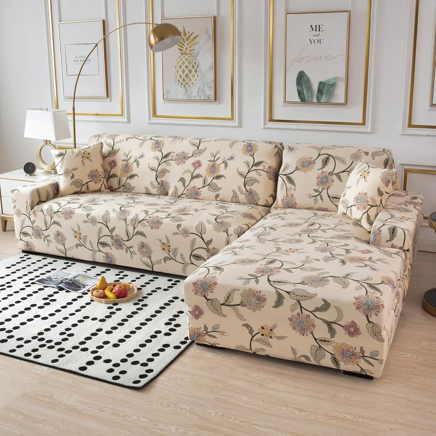 ARNTY Copridivano Elasticizzato Floreale 3 Posti - immagine 3