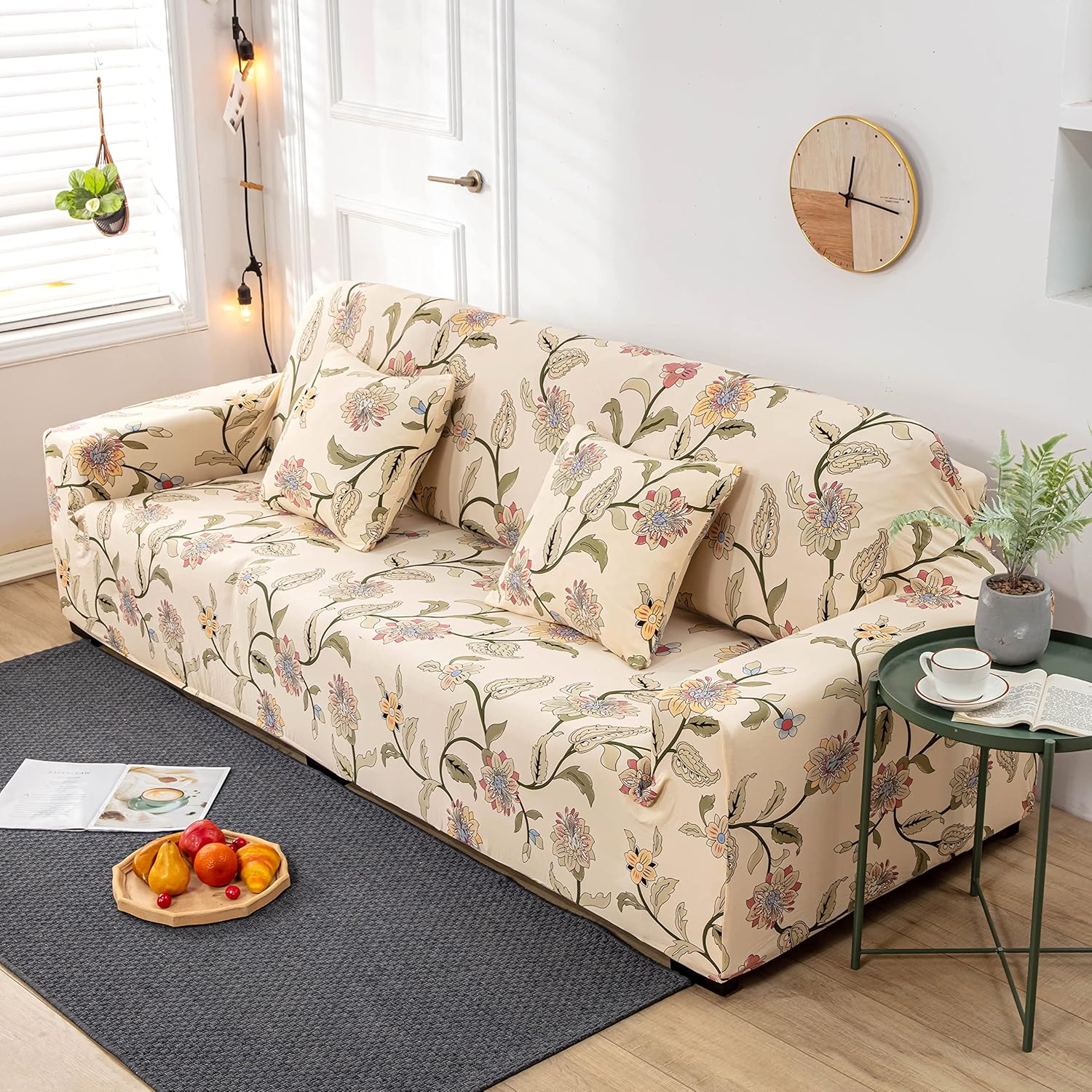 ARNTY Copridivano Elasticizzato Floreale 3 Posti - immagine 4