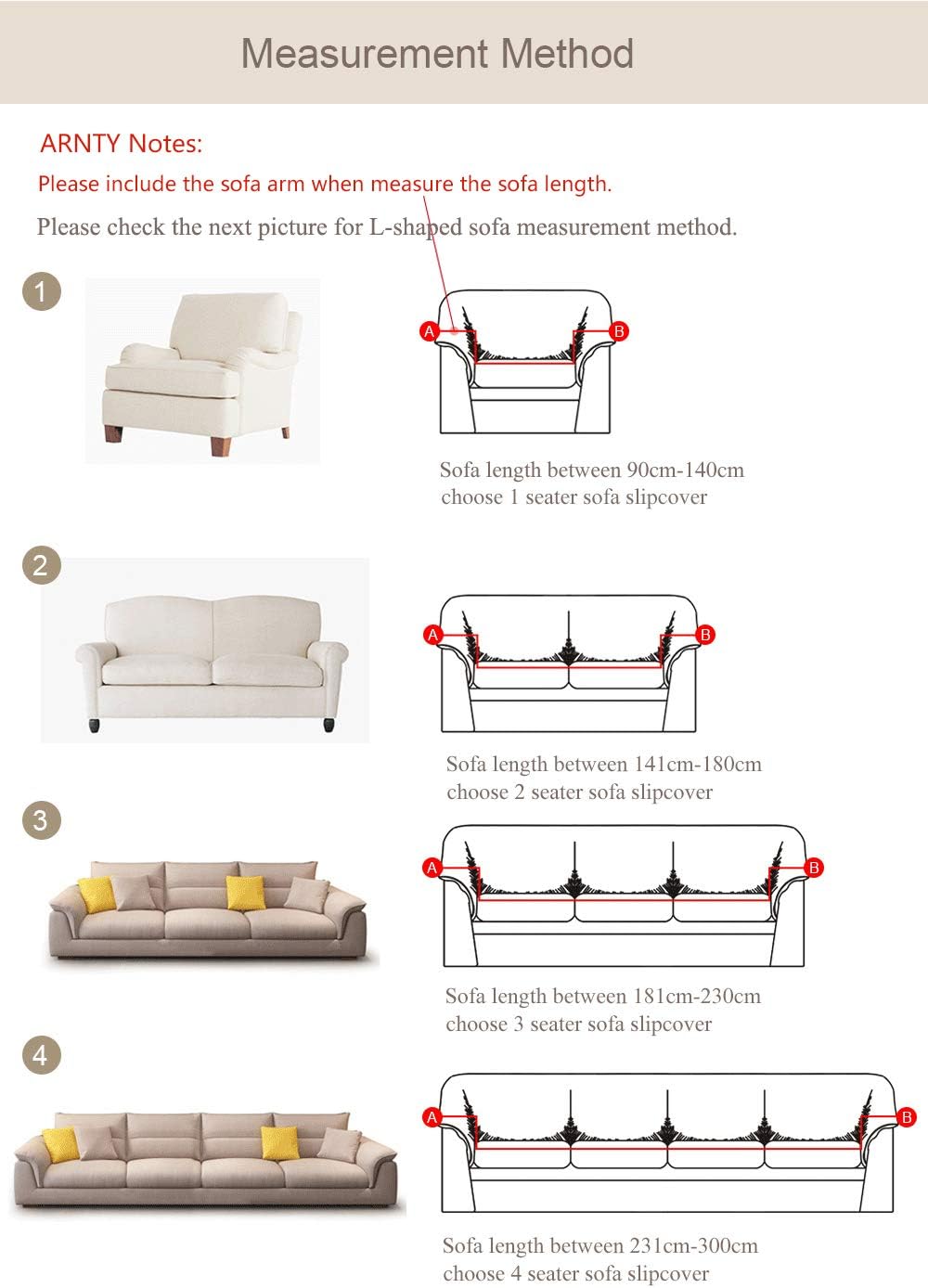 ARNTY Copridivano Elasticizzato Floreale 3 Posti - immagine 6