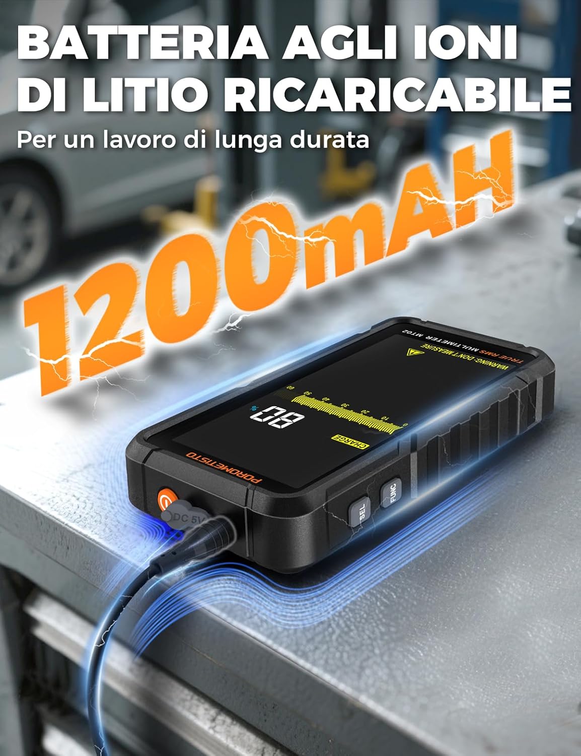 Porometisto Multimetro Digitale Professionale TRMS 6000 - immagine 6