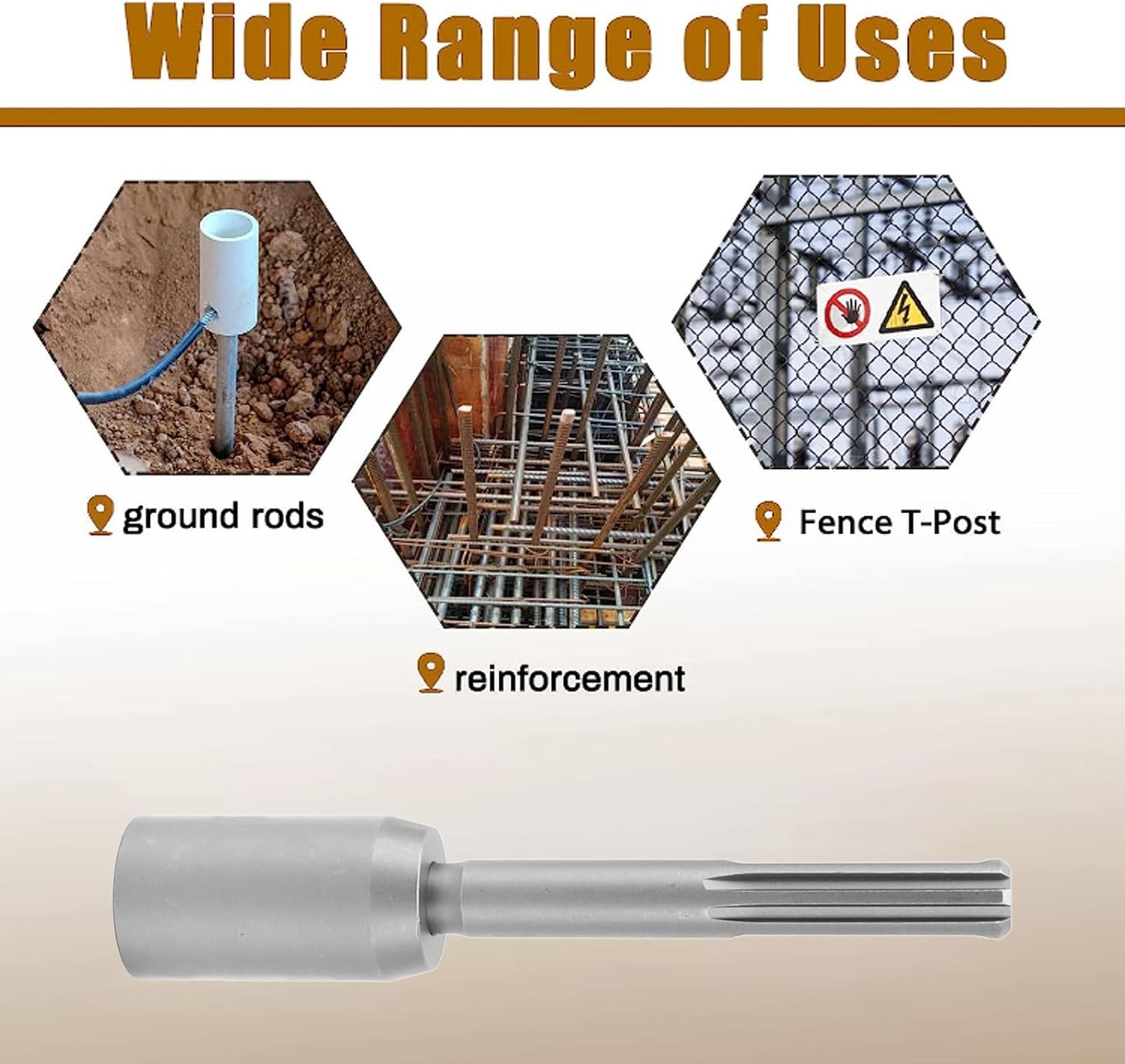 Driver per Pali SDS-Max per Terra Profonda 30mm - immagine 4