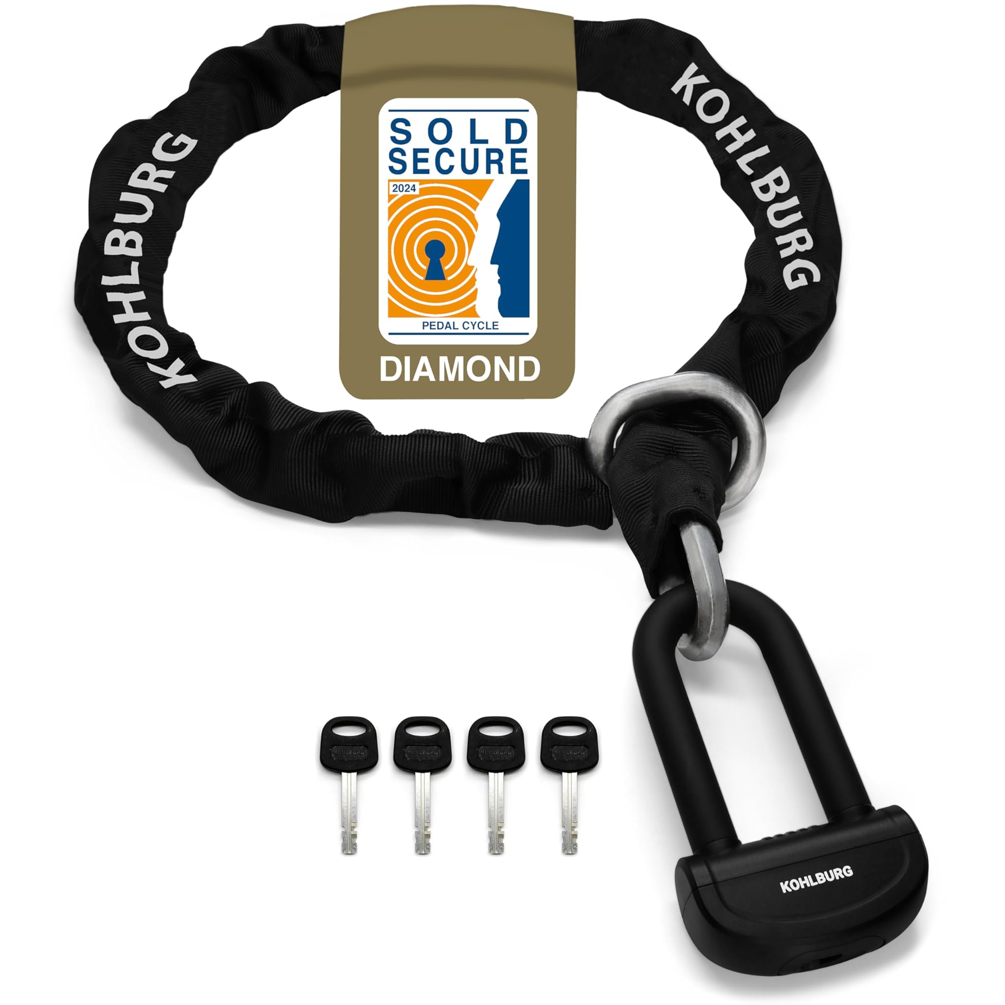 Kohlburg Lucchetto Sicurezza VdS 8kg Alcatraz