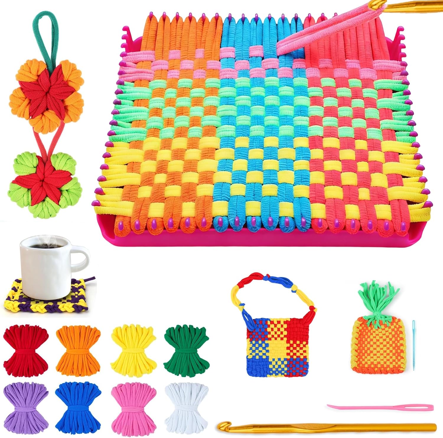 Kindlume Telaio per Tessitura e Uncinetto Bambini - immagine 1