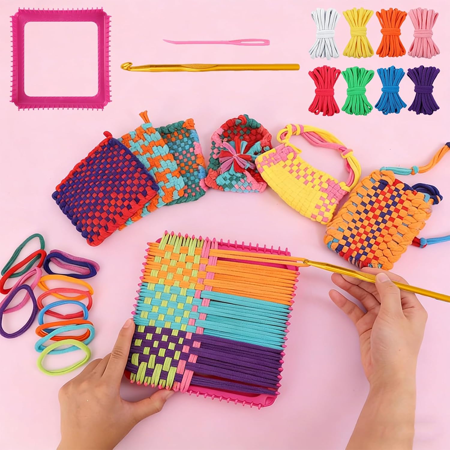 Kindlume Telaio per Tessitura e Uncinetto Bambini - immagine 3