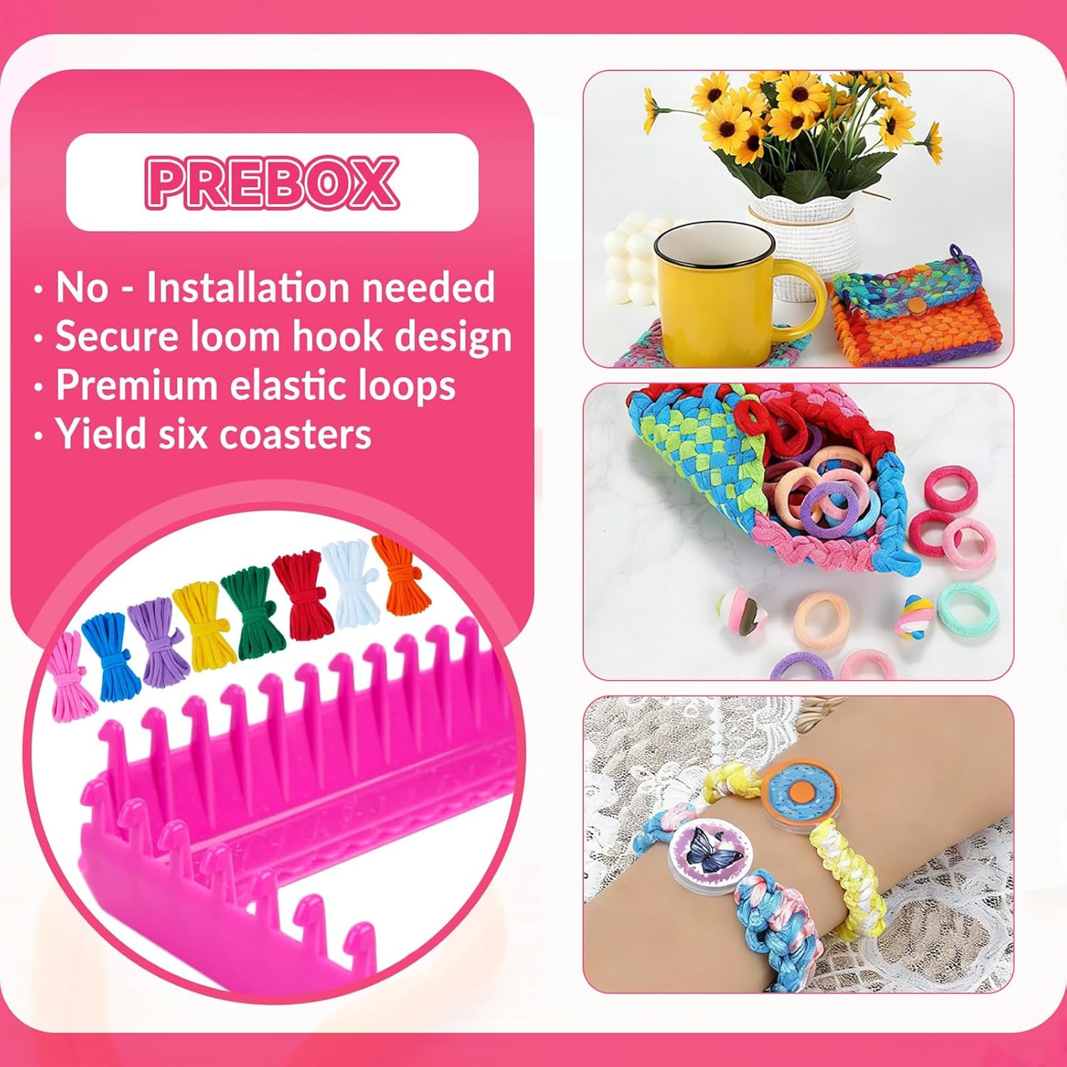 Kindlume Telaio per Tessitura e Uncinetto Bambini - immagine 4