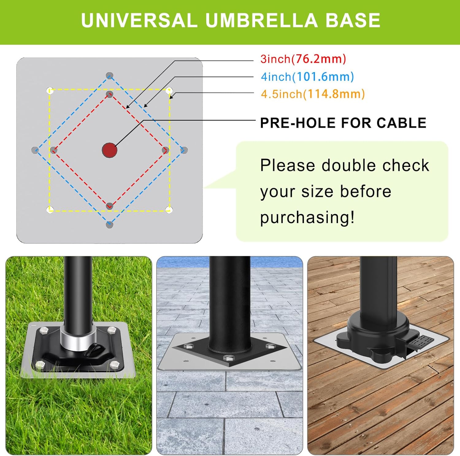 Lifeswell Base Universale per Ombrellone da Incasso - immagine 4